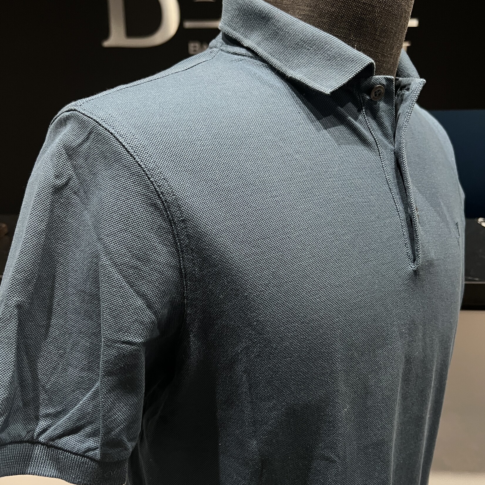 Louis Vuitton Louis Vuitton Cotton Polo L - Slate Blue