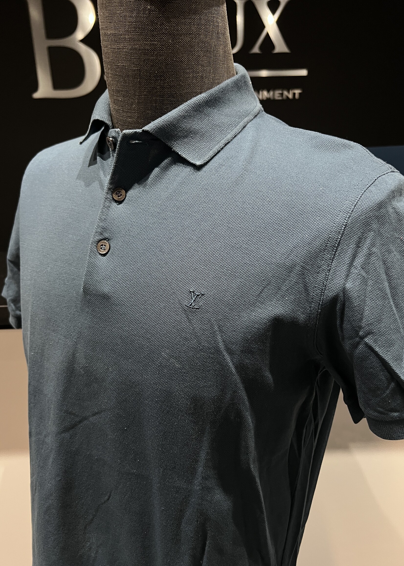 Louis Vuitton Louis Vuitton Cotton Polo L - Slate Blue