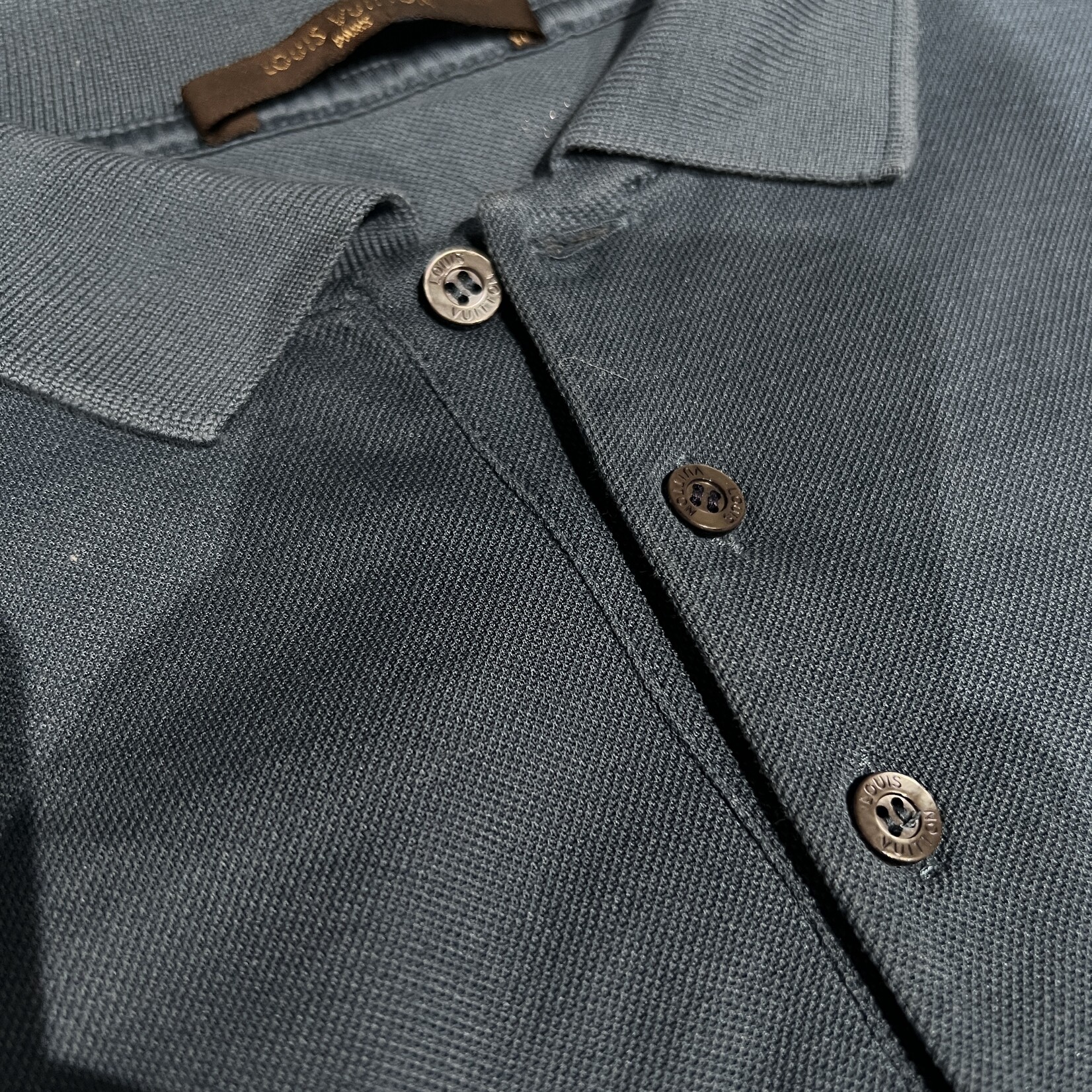 Louis Vuitton Louis Vuitton Cotton Polo L - Slate Blue