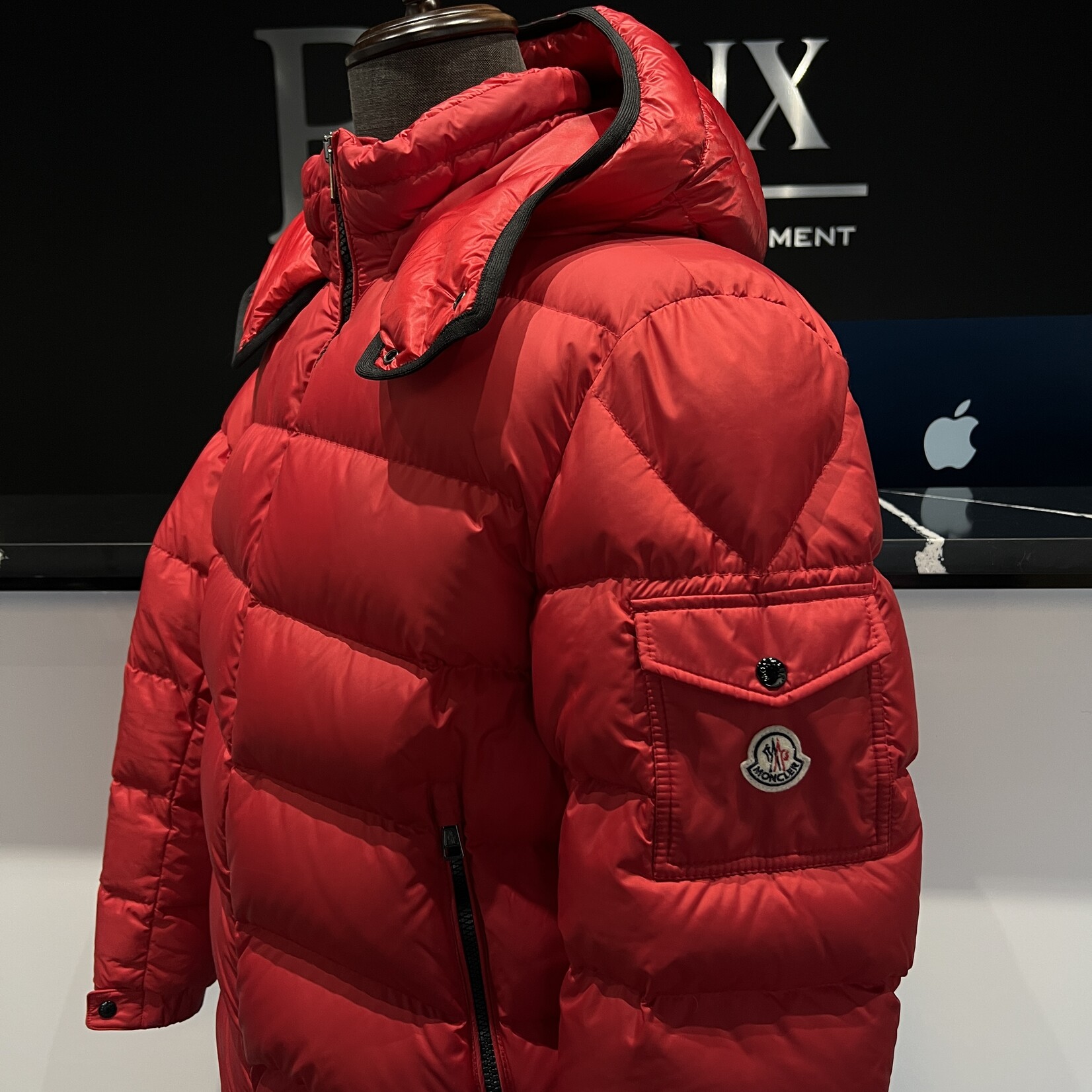 Moncler Red Coat Size 6