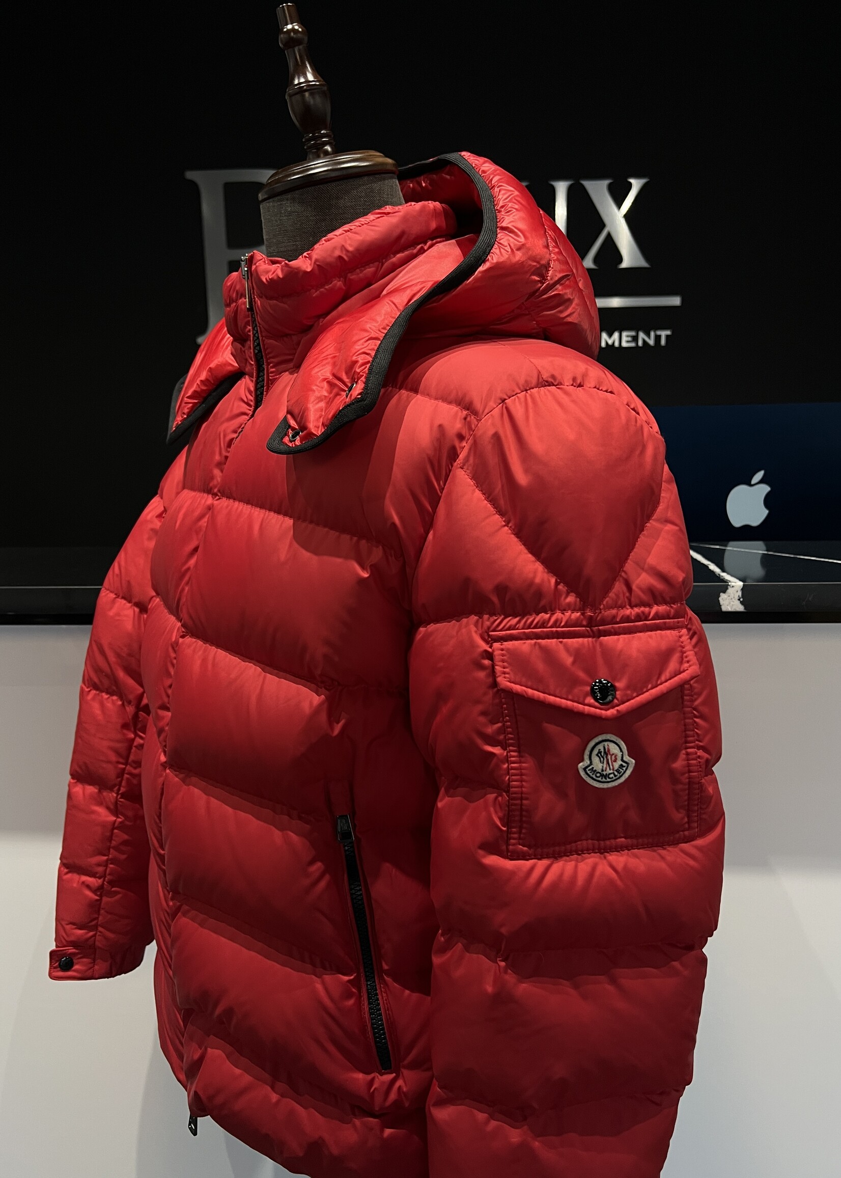 Moncler Red Coat Size 6