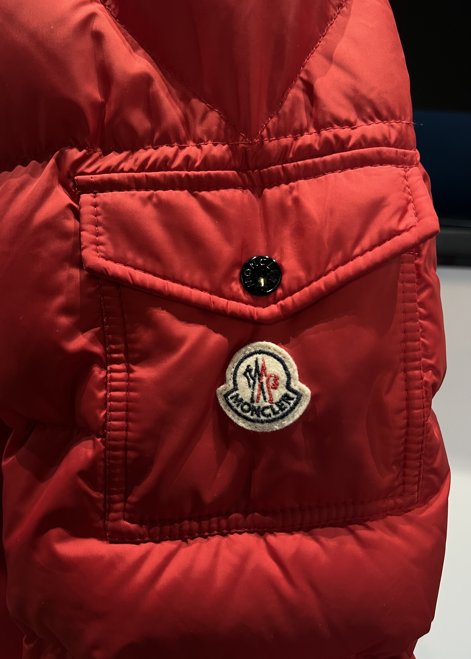 Moncler Red Coat Size 6