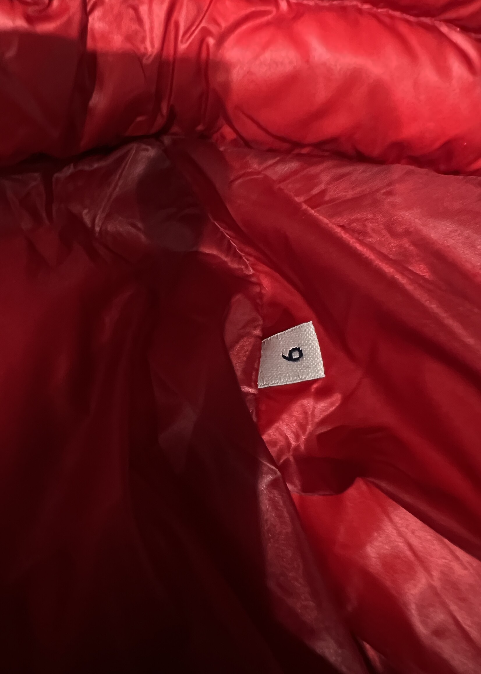 Moncler Red Coat Size 6