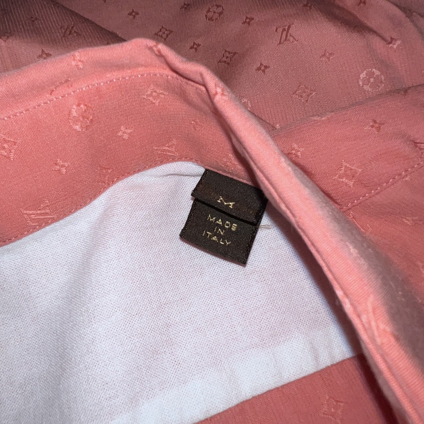 Louis Vuitton SOLD - Louis Vuitton Cotton Button Down M - Salmon