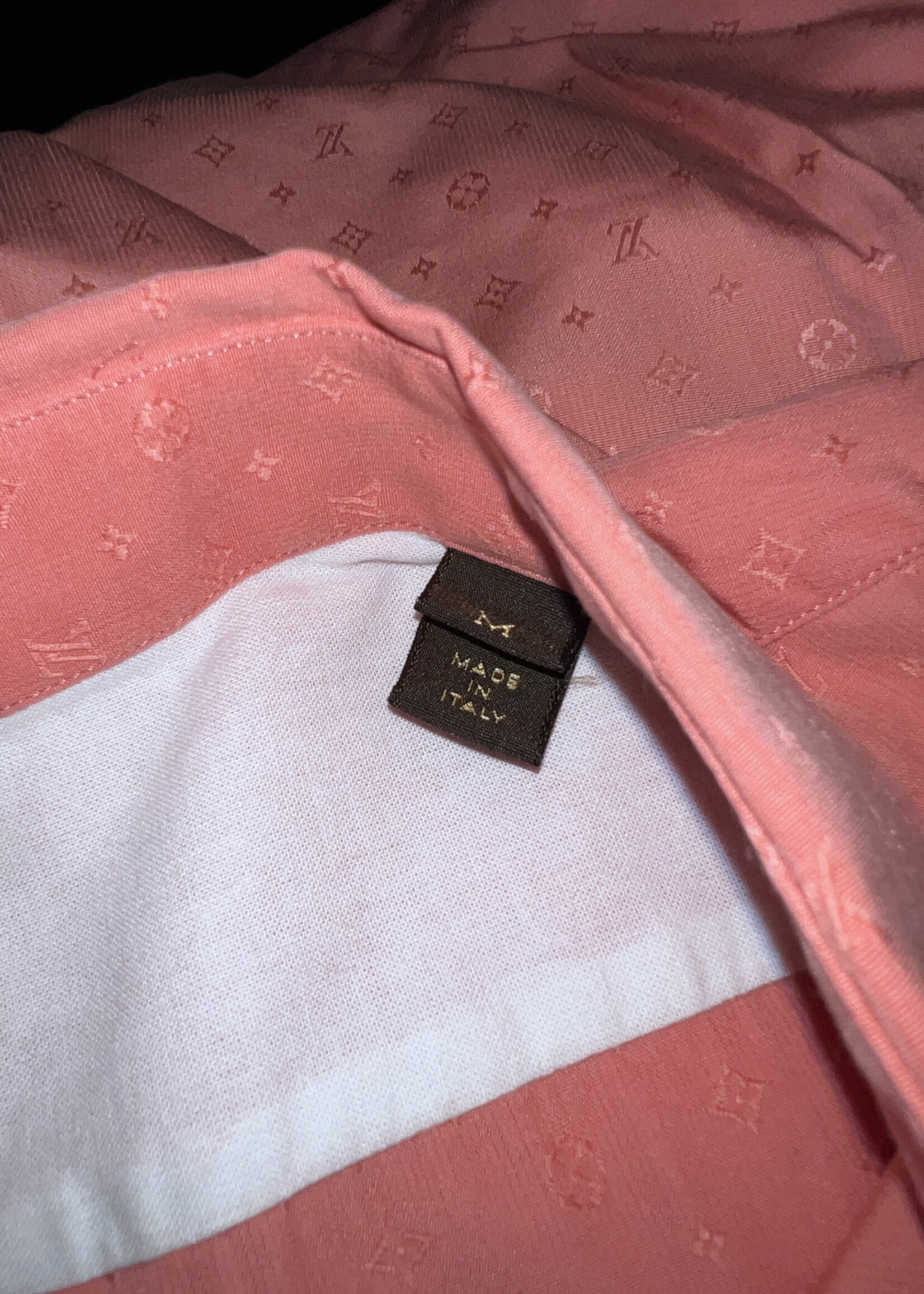 Louis Vuitton SOLD - Louis Vuitton Cotton Button Down M - Salmon