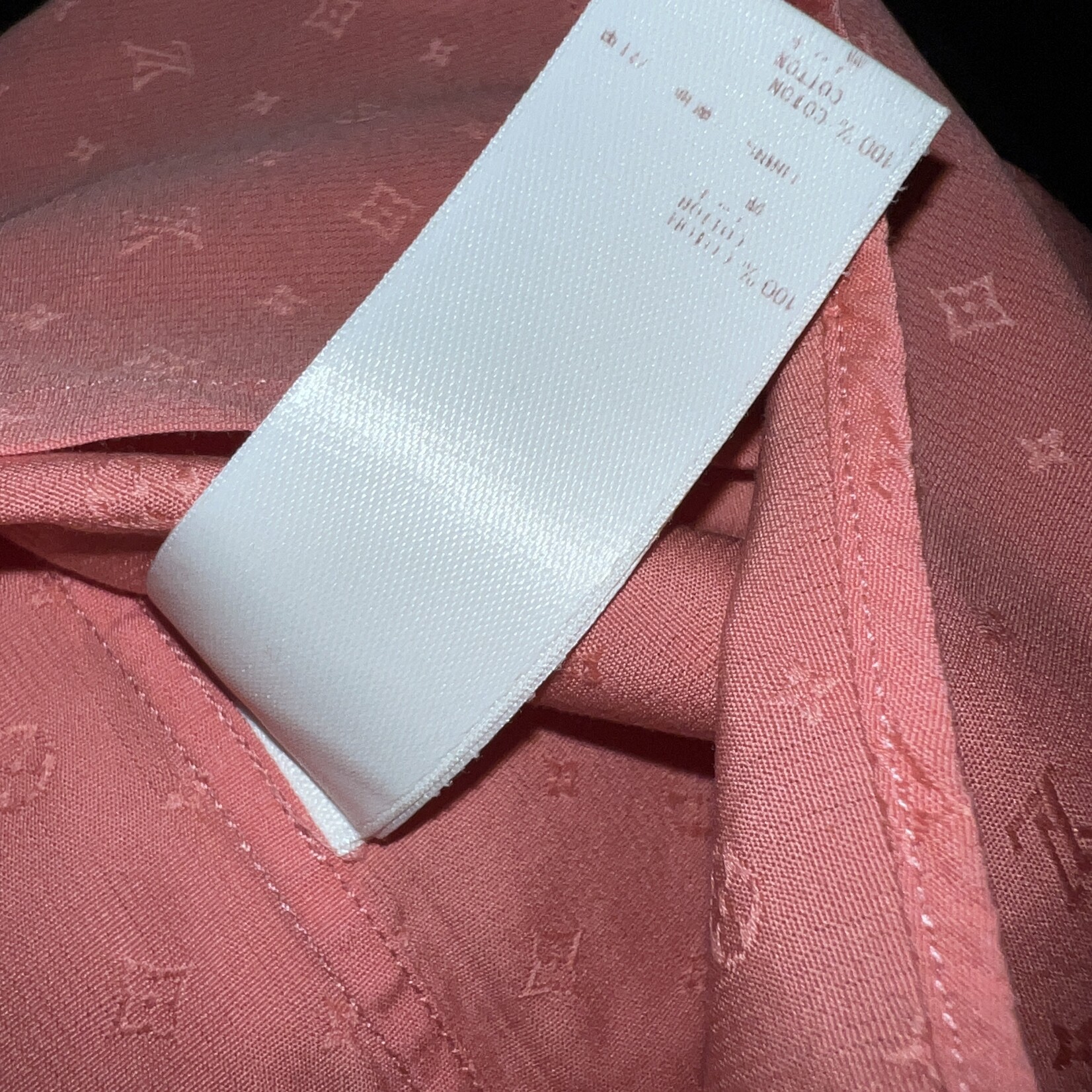 Louis Vuitton SOLD - Louis Vuitton Cotton Button Down M - Salmon