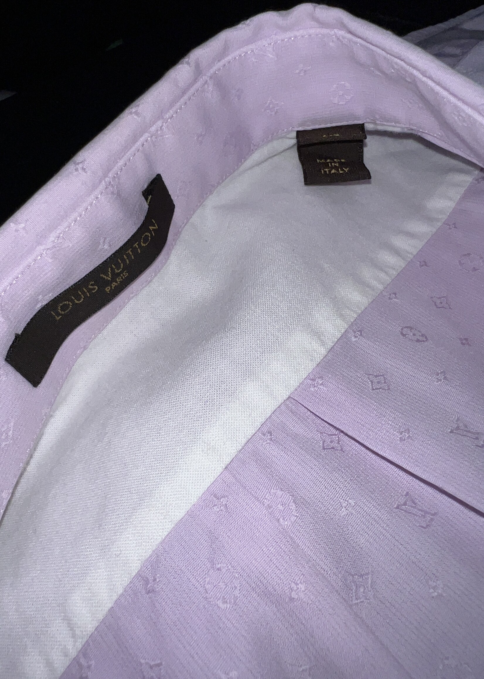 Louis Vuitton Louis Vuitton Cotton Button Down M - Lilac
