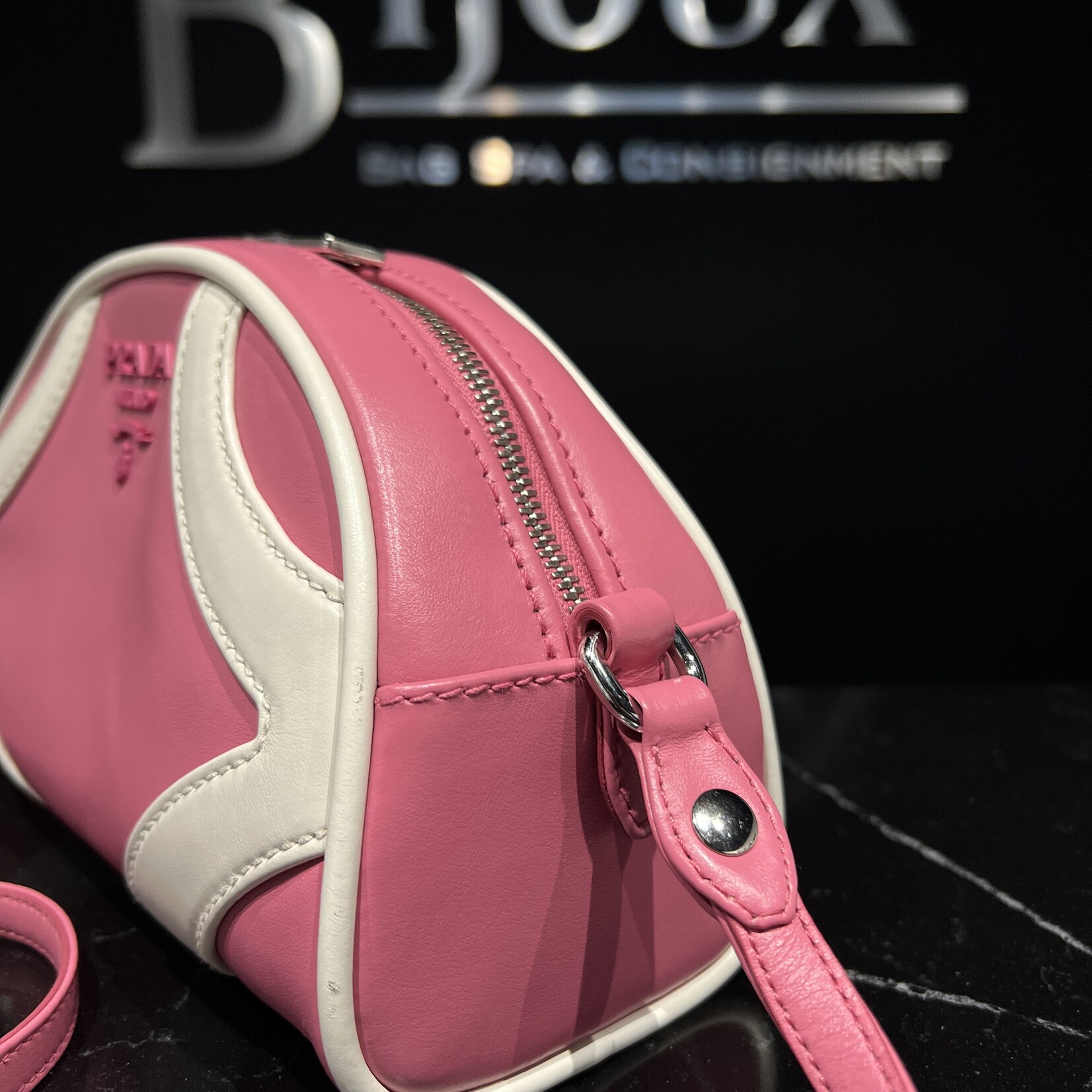Prada SOLD- Prada Pink Bowler Crossbody