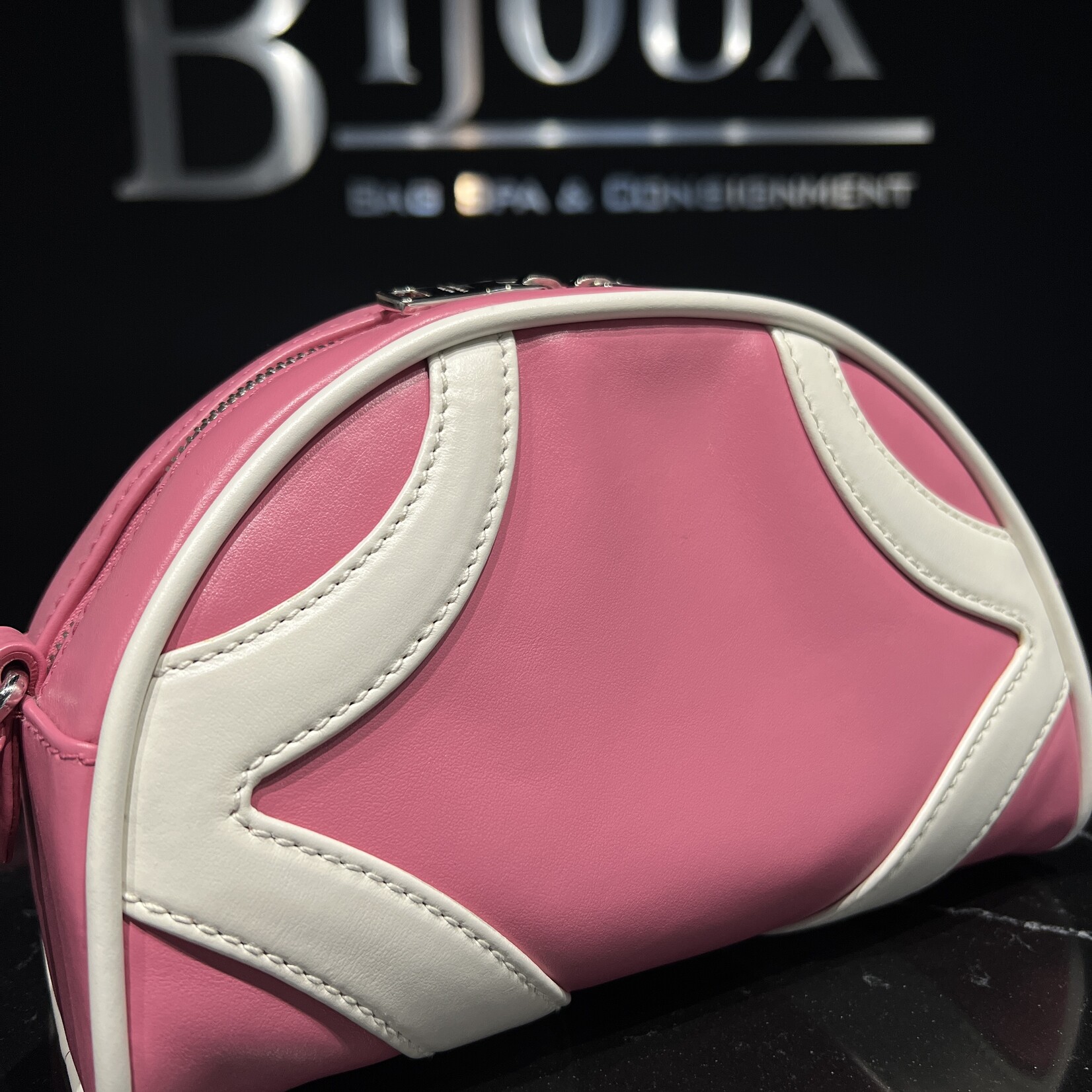 Prada SOLD- Prada Pink Bowler Crossbody