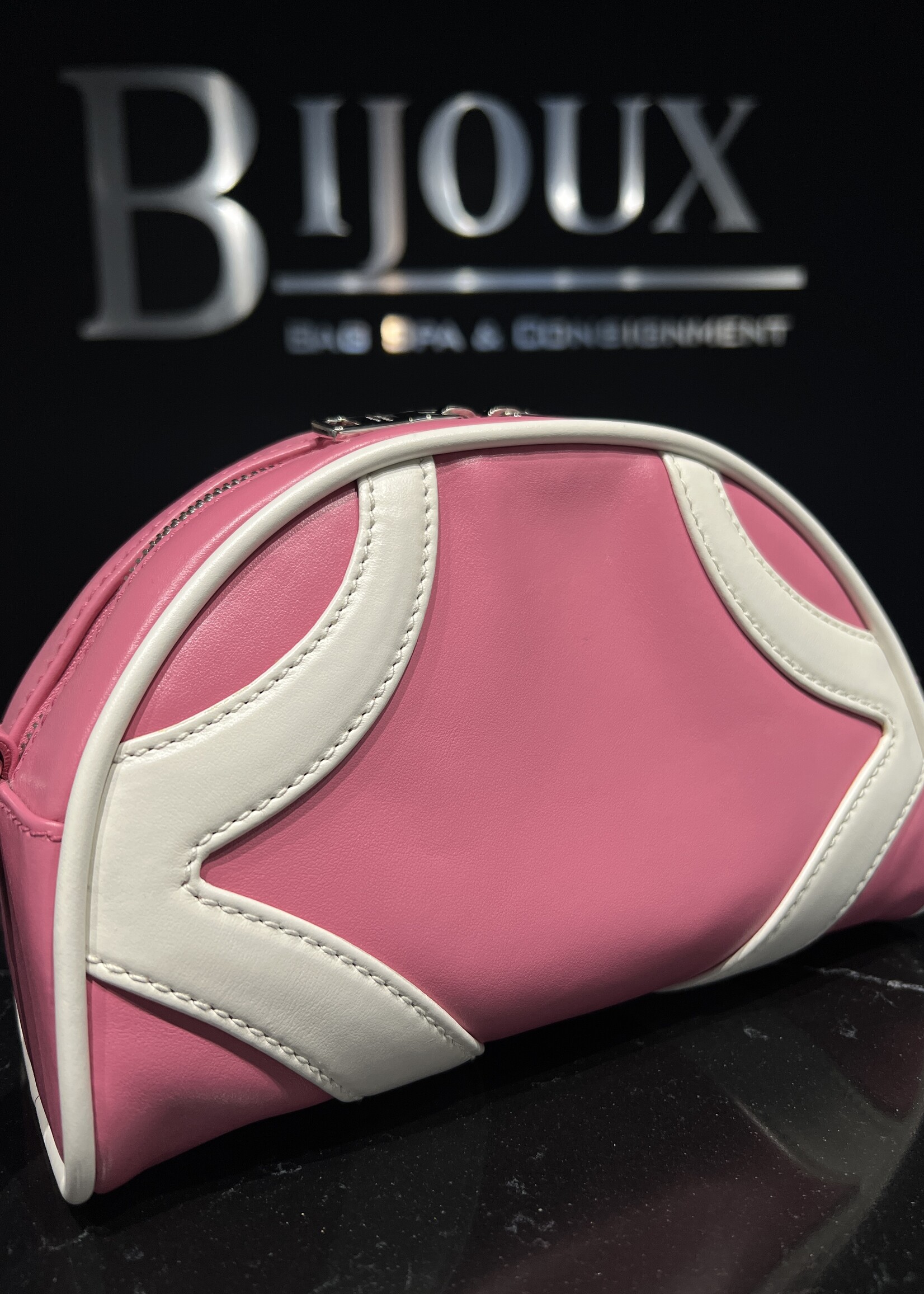 Prada SOLD- Prada Pink Bowler Crossbody