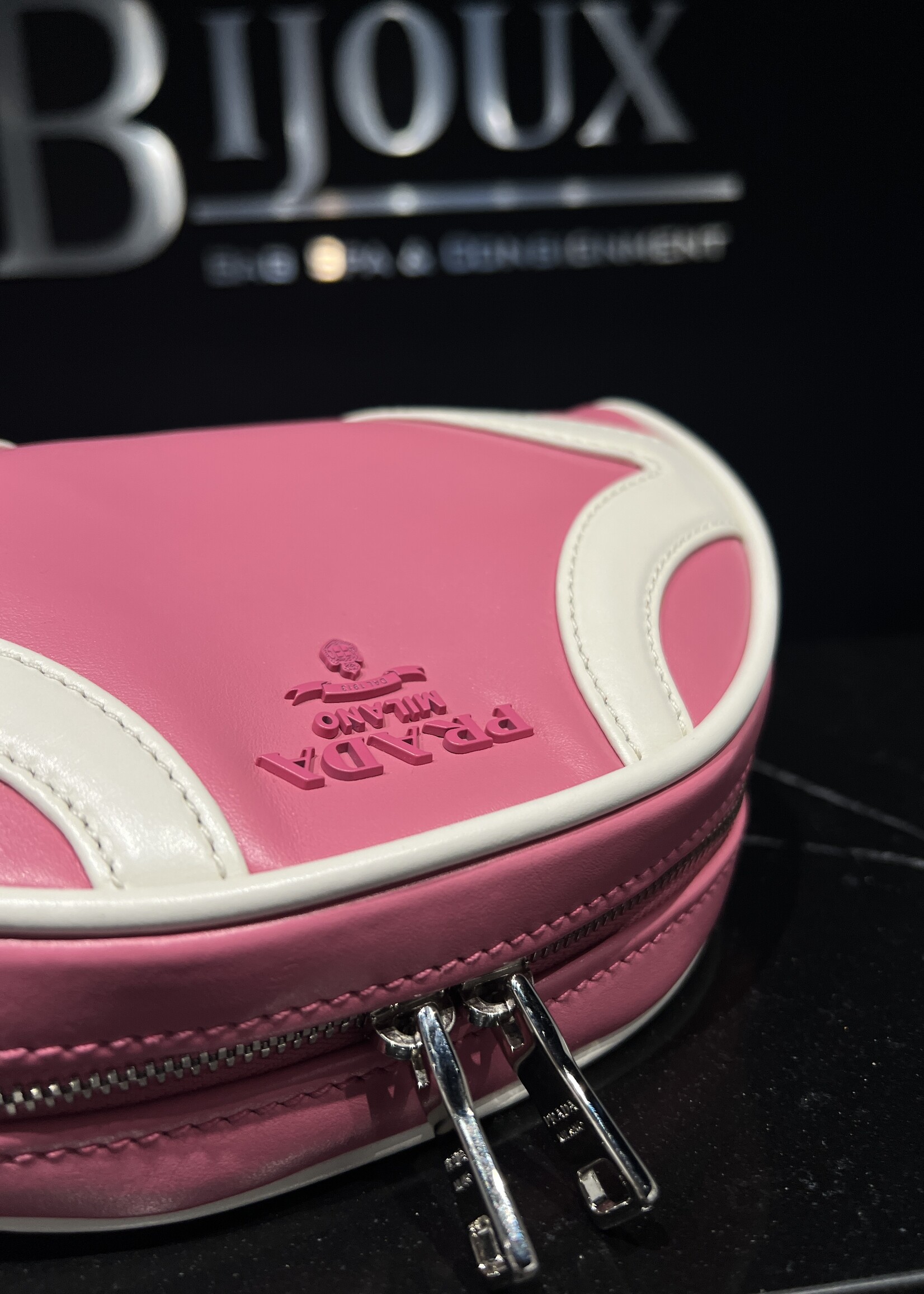 Prada SOLD- Prada Pink Bowler Crossbody
