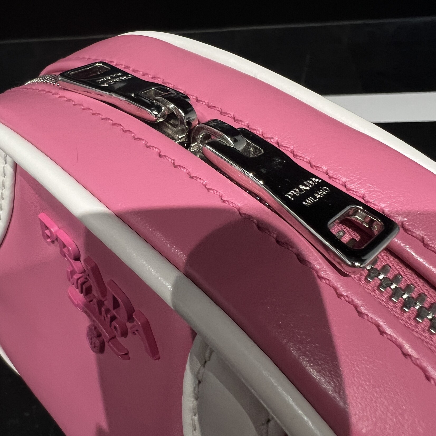 Prada SOLD- Prada Pink Bowler Crossbody