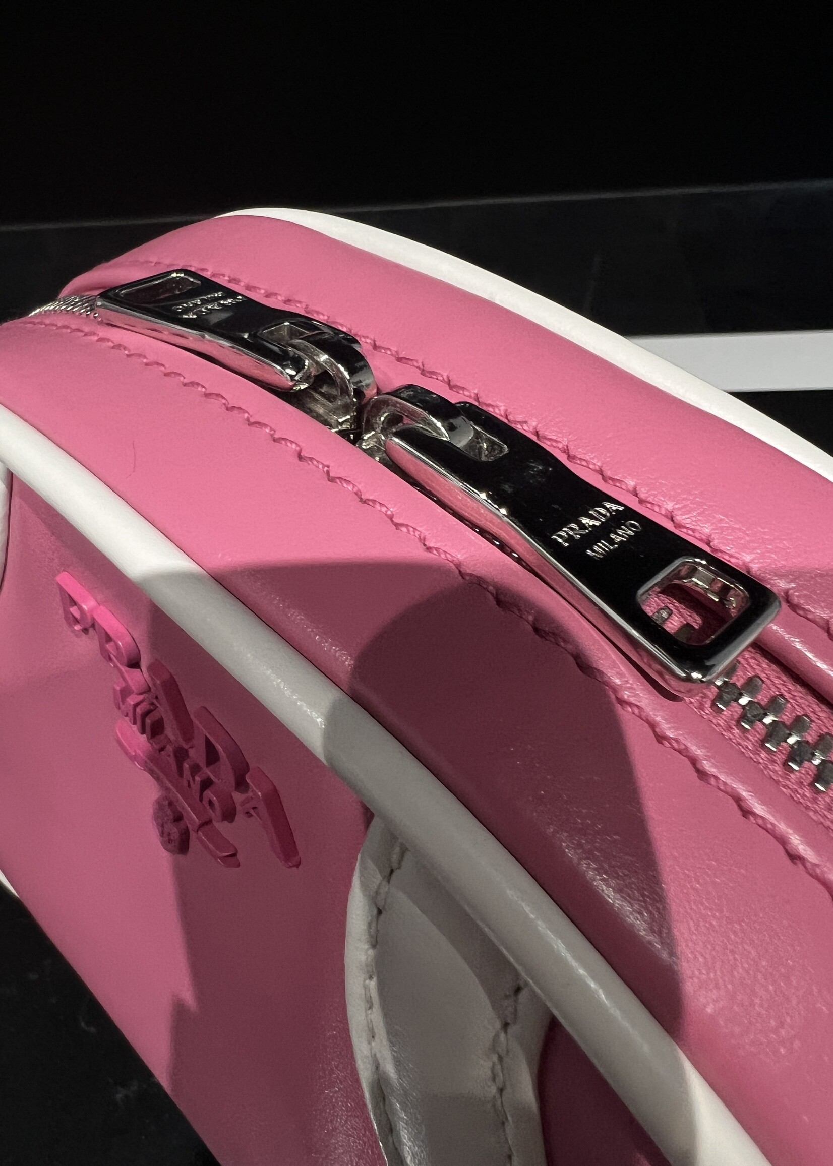 Prada SOLD- Prada Pink Bowler Crossbody