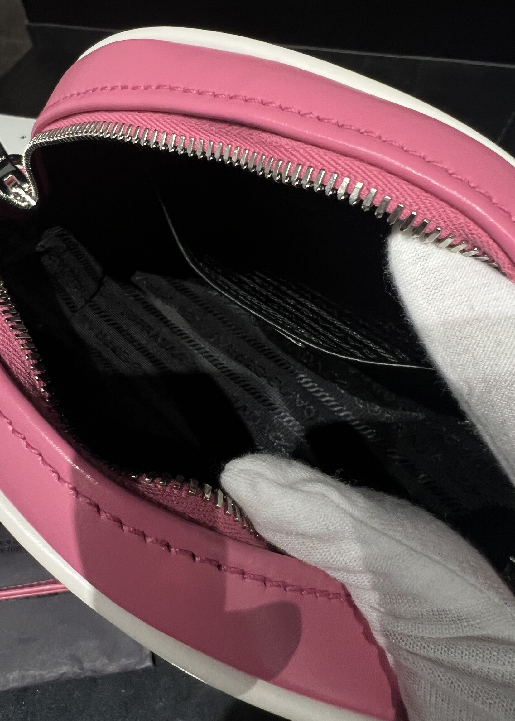 Prada SOLD- Prada Pink Bowler Crossbody