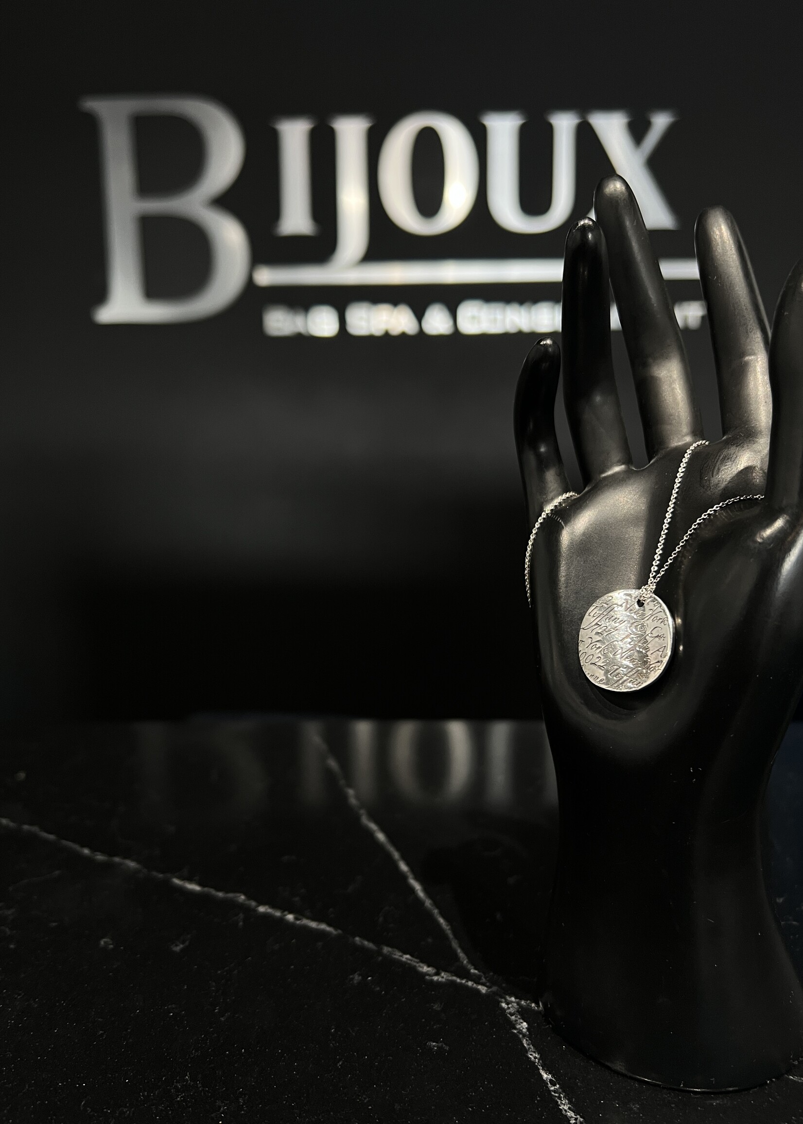 Tiffany & Co SOLD - Tiffany  Disc Pendent Necklace