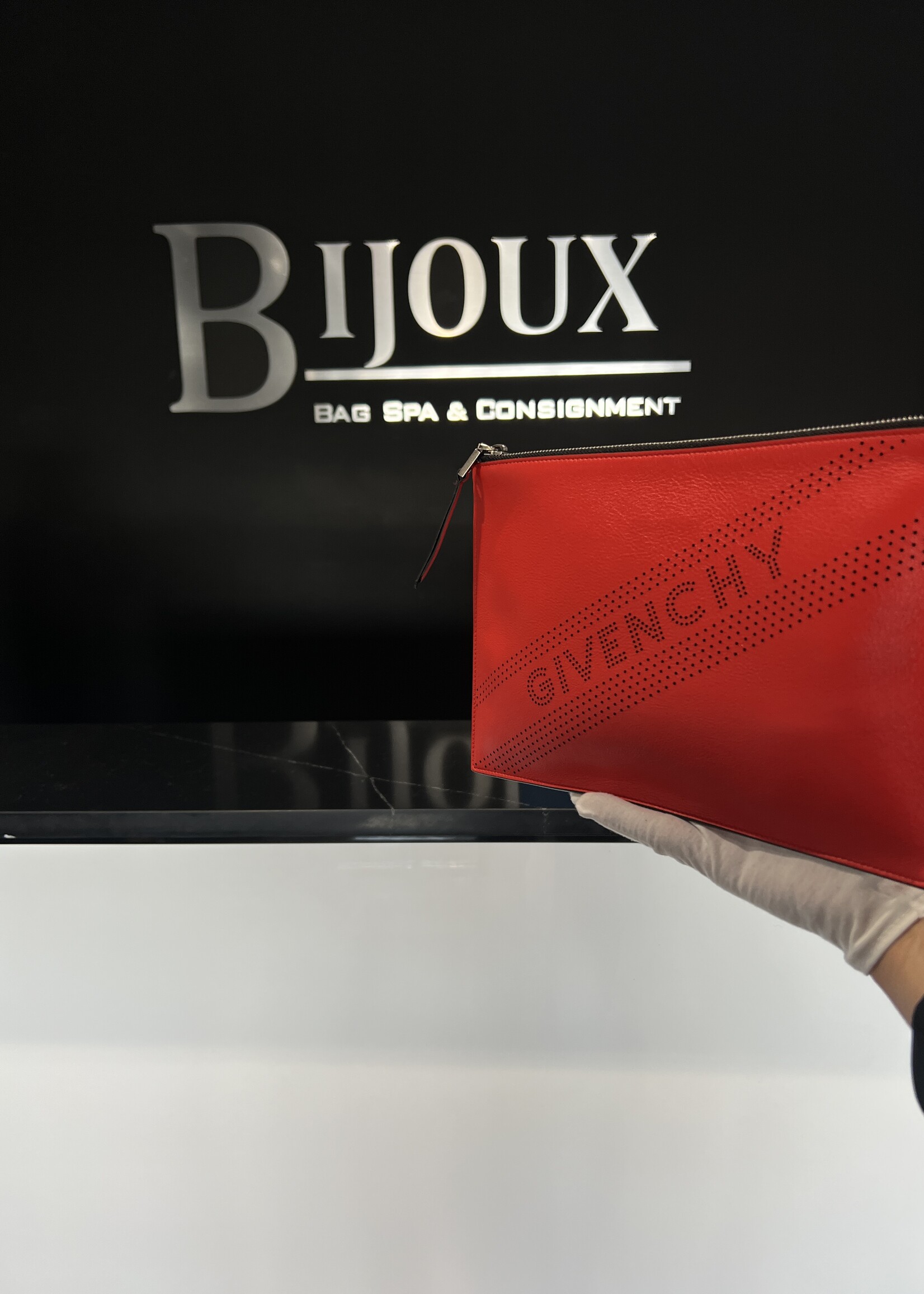 Givenchy Givenchy Perforated Clutch