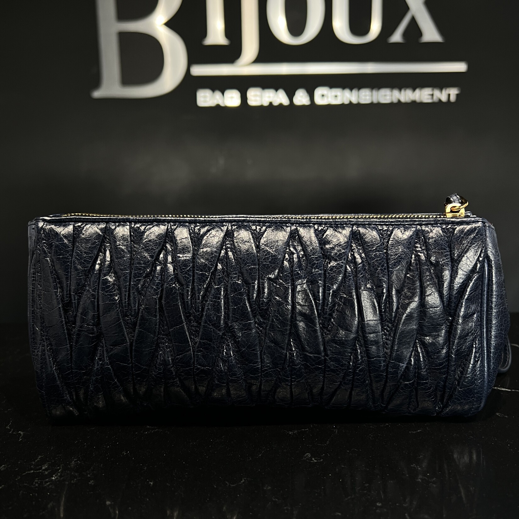 Miu MIu SOLD- Miu Miu Clutch Navy
