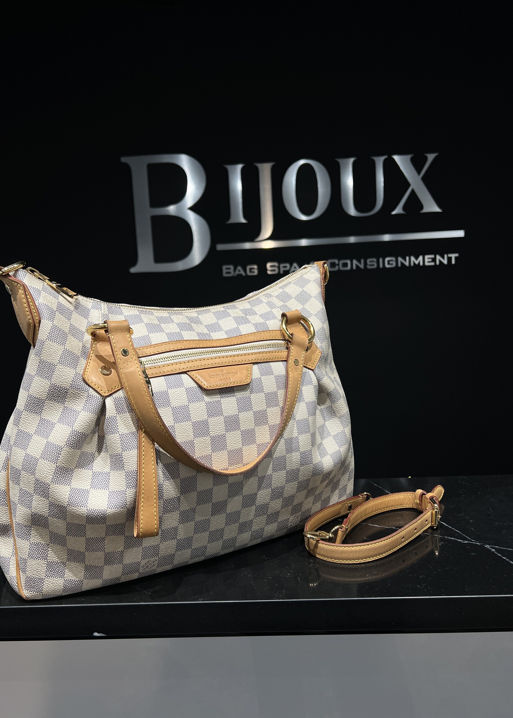 Louis Vuitton SOLD - Louis Vuitton Evora MM Damier Azur