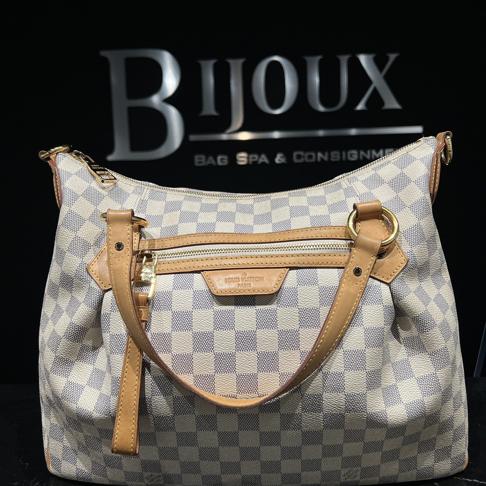 Louis Vuitton SOLD - Louis Vuitton Evora MM Damier Azur