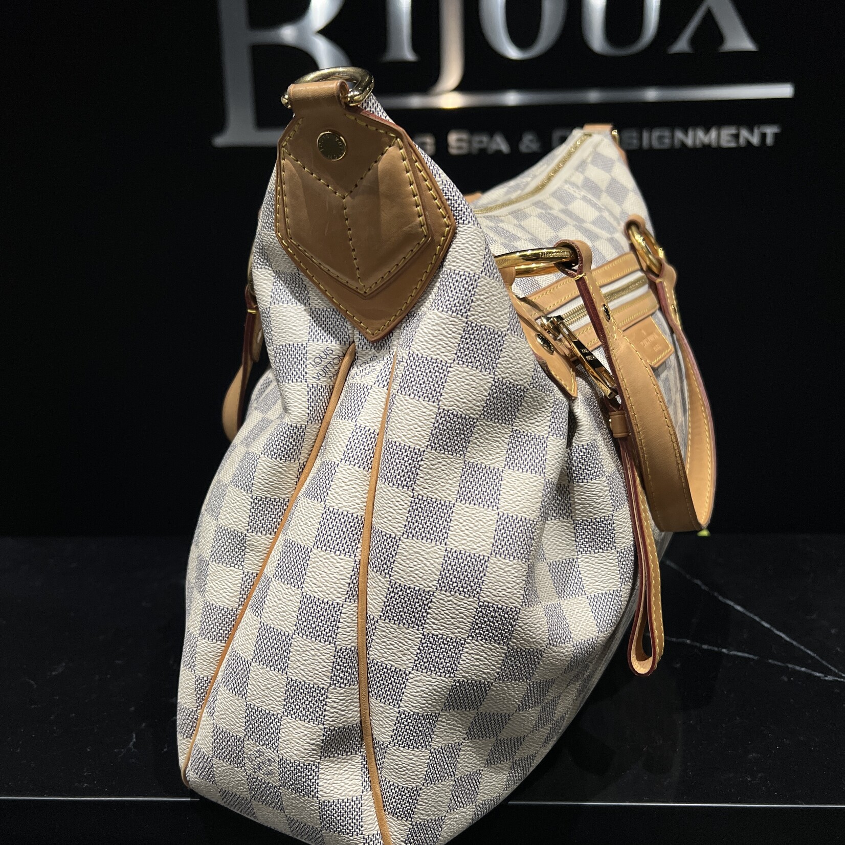 Louis Vuitton SOLD - Louis Vuitton Evora MM Damier Azur