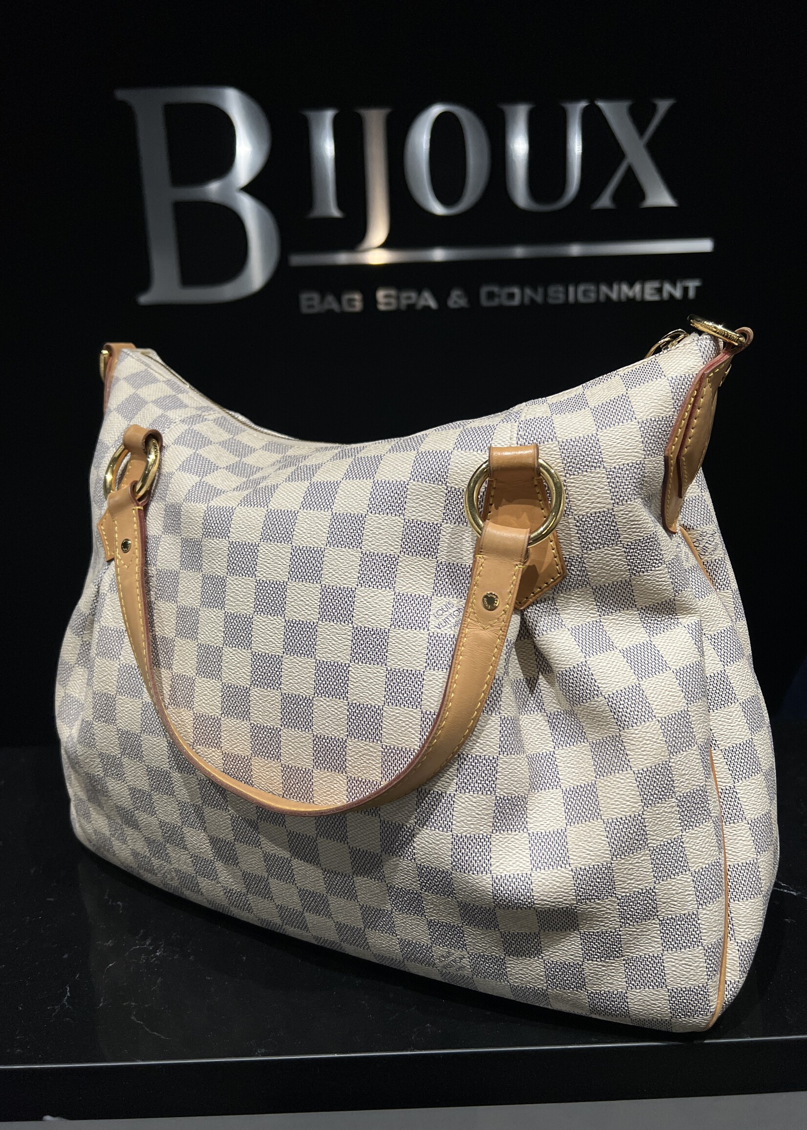 Louis Vuitton SOLD - Louis Vuitton Evora MM Damier Azur