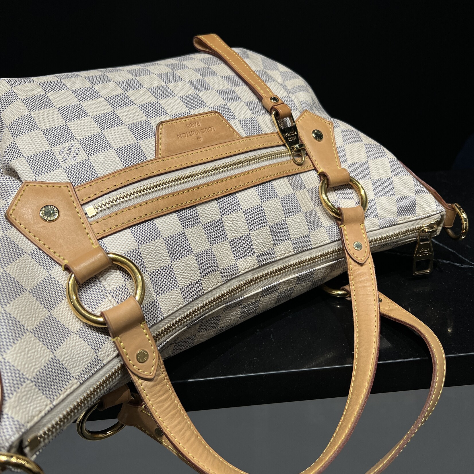 Louis Vuitton SOLD - Louis Vuitton Evora MM Damier Azur
