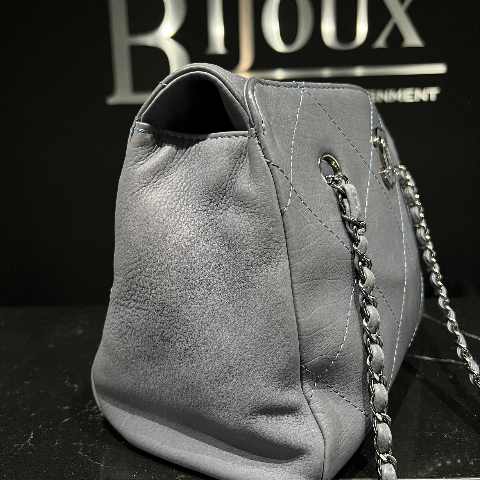 Chanel SOLD- Chanel Hampton Grey Tote