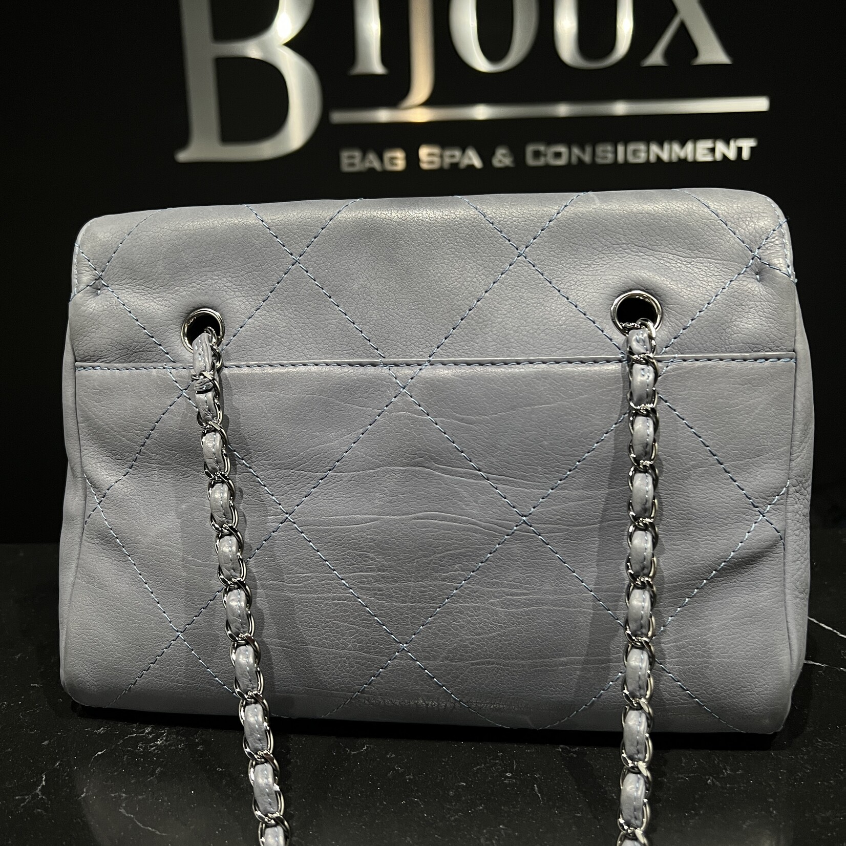 Chanel SOLD- Chanel Hampton Grey Tote