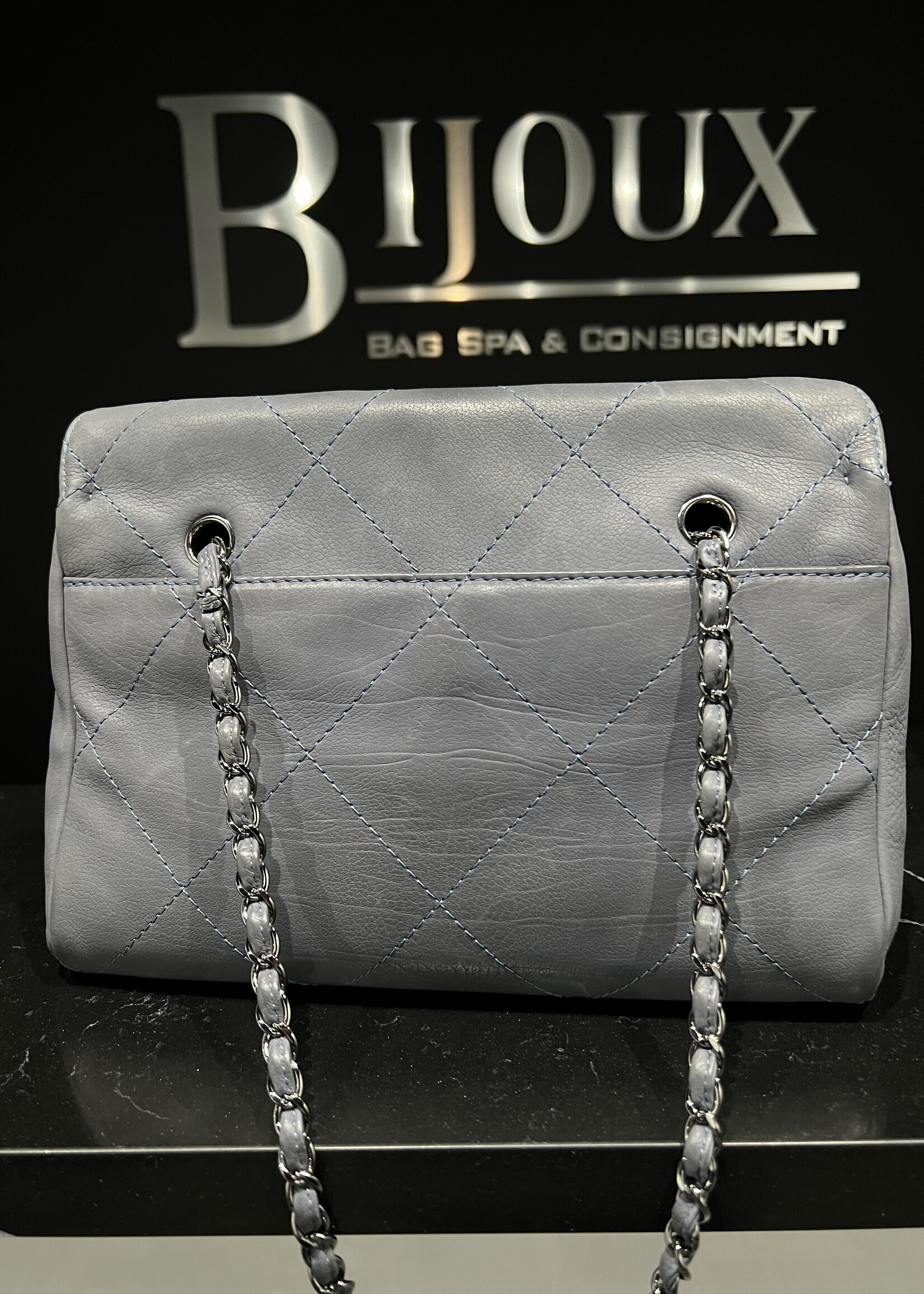 Chanel SOLD- Chanel Hampton Grey Tote