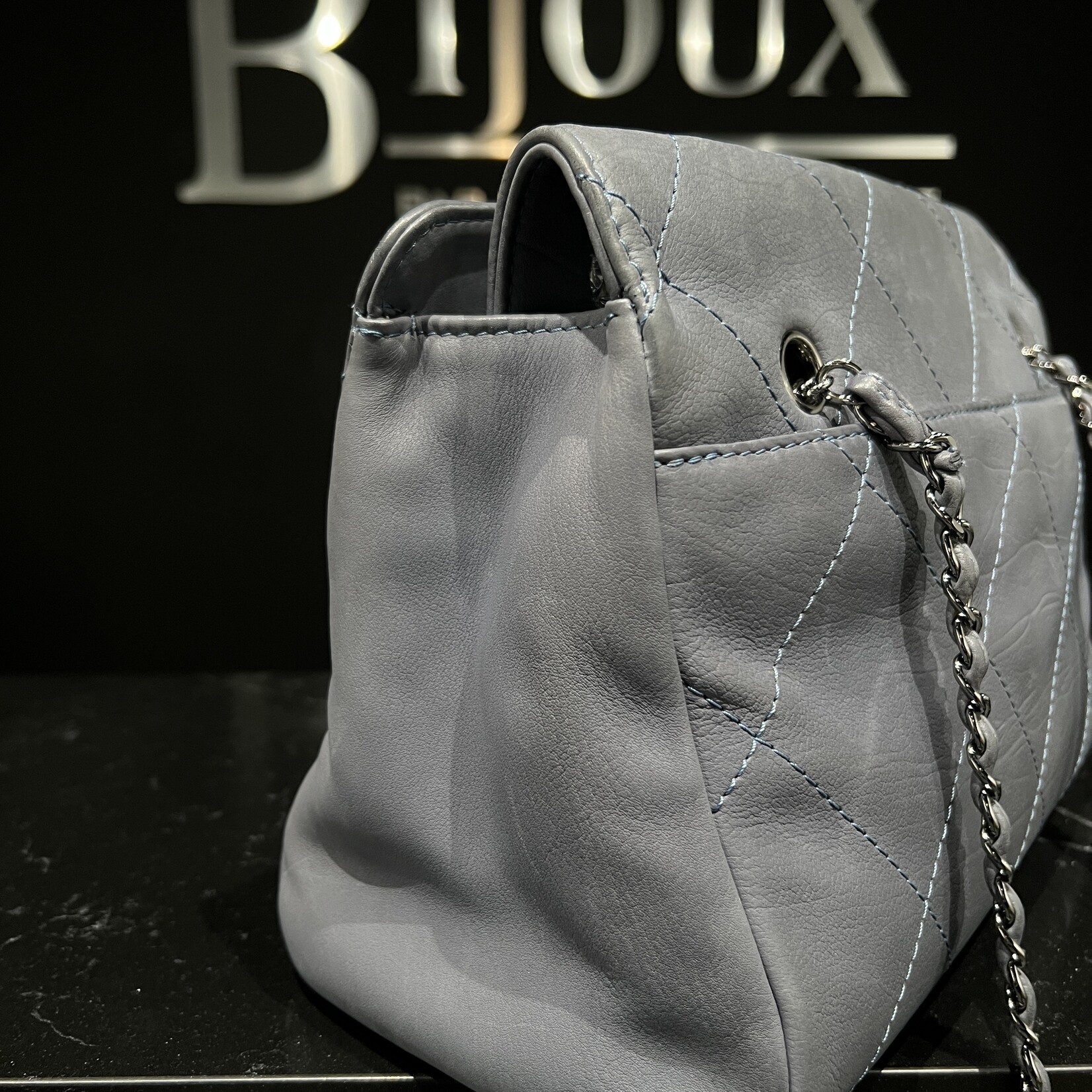 Chanel SOLD- Chanel Hampton Grey Tote