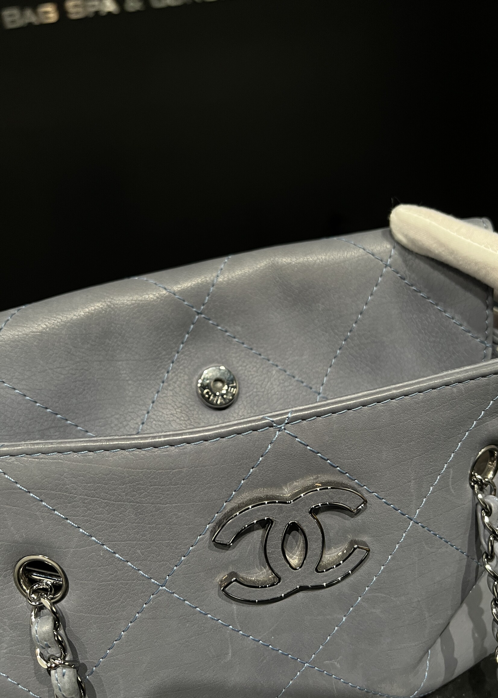 Chanel SOLD- Chanel Hampton Grey Tote