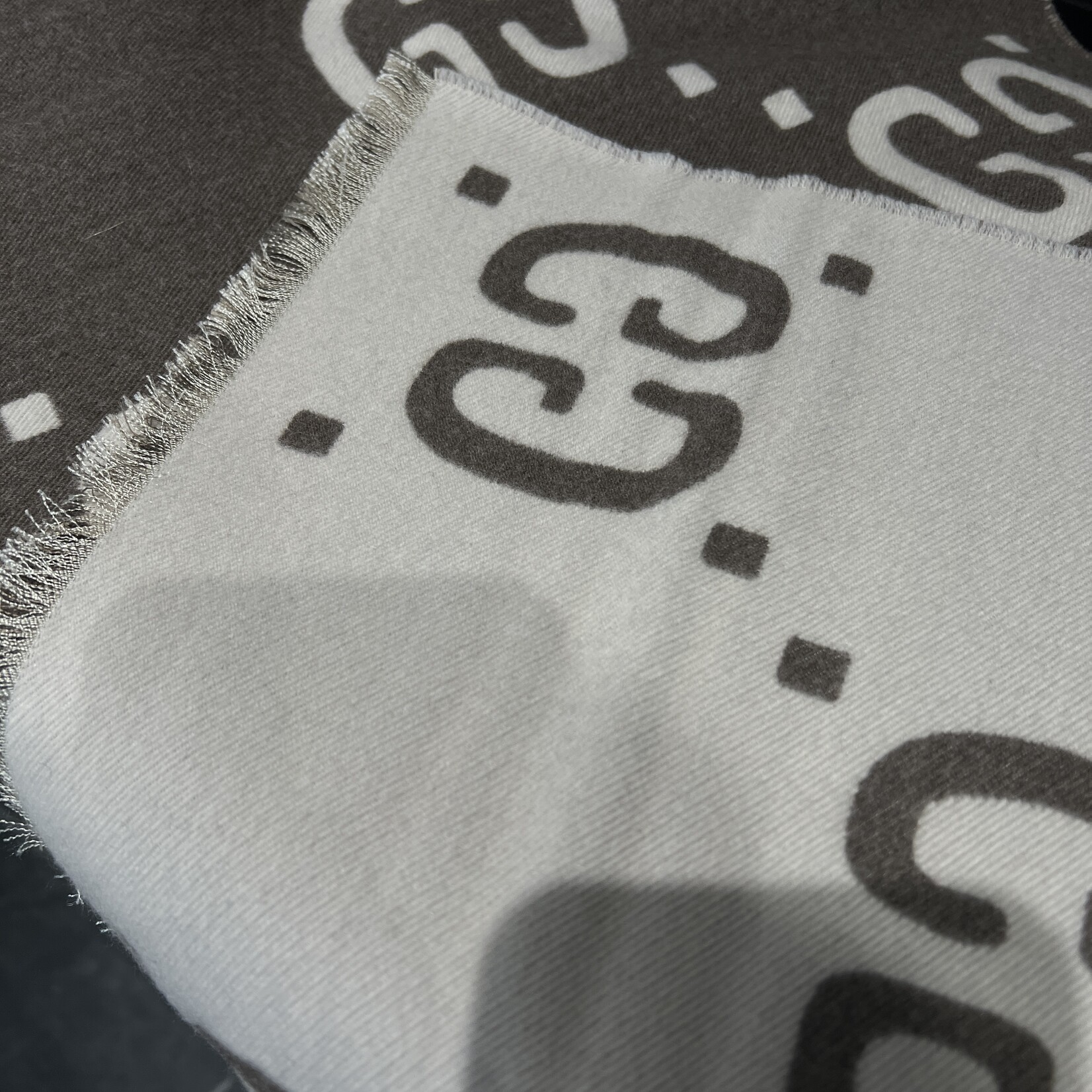 Gucci SOLD- Gucci Wool Brown Scarf