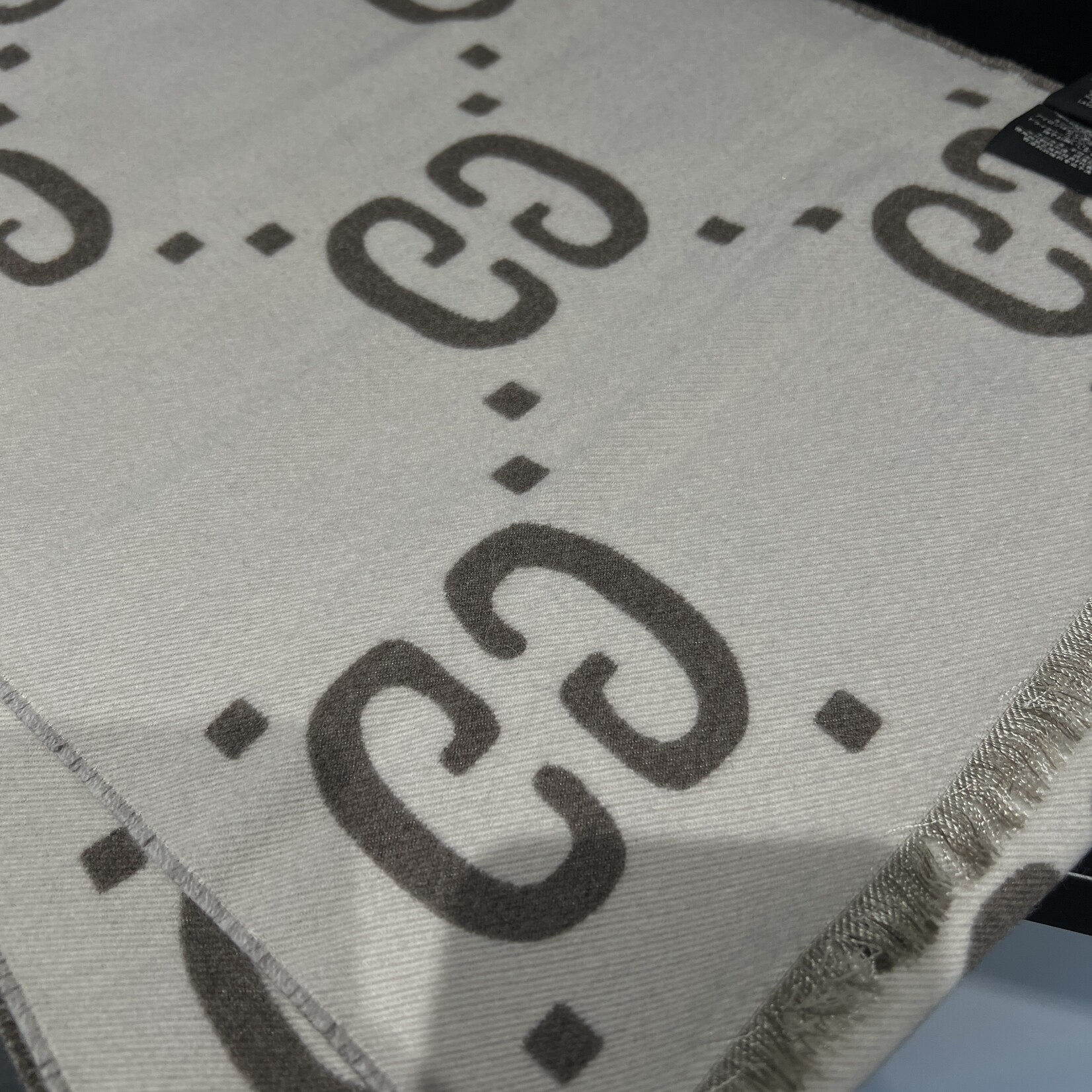 Gucci SOLD- Gucci Wool Brown Scarf