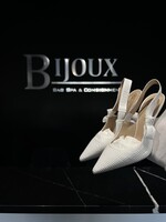 Christian Dior SOLD - Christian Dior Slingback White Heels -36