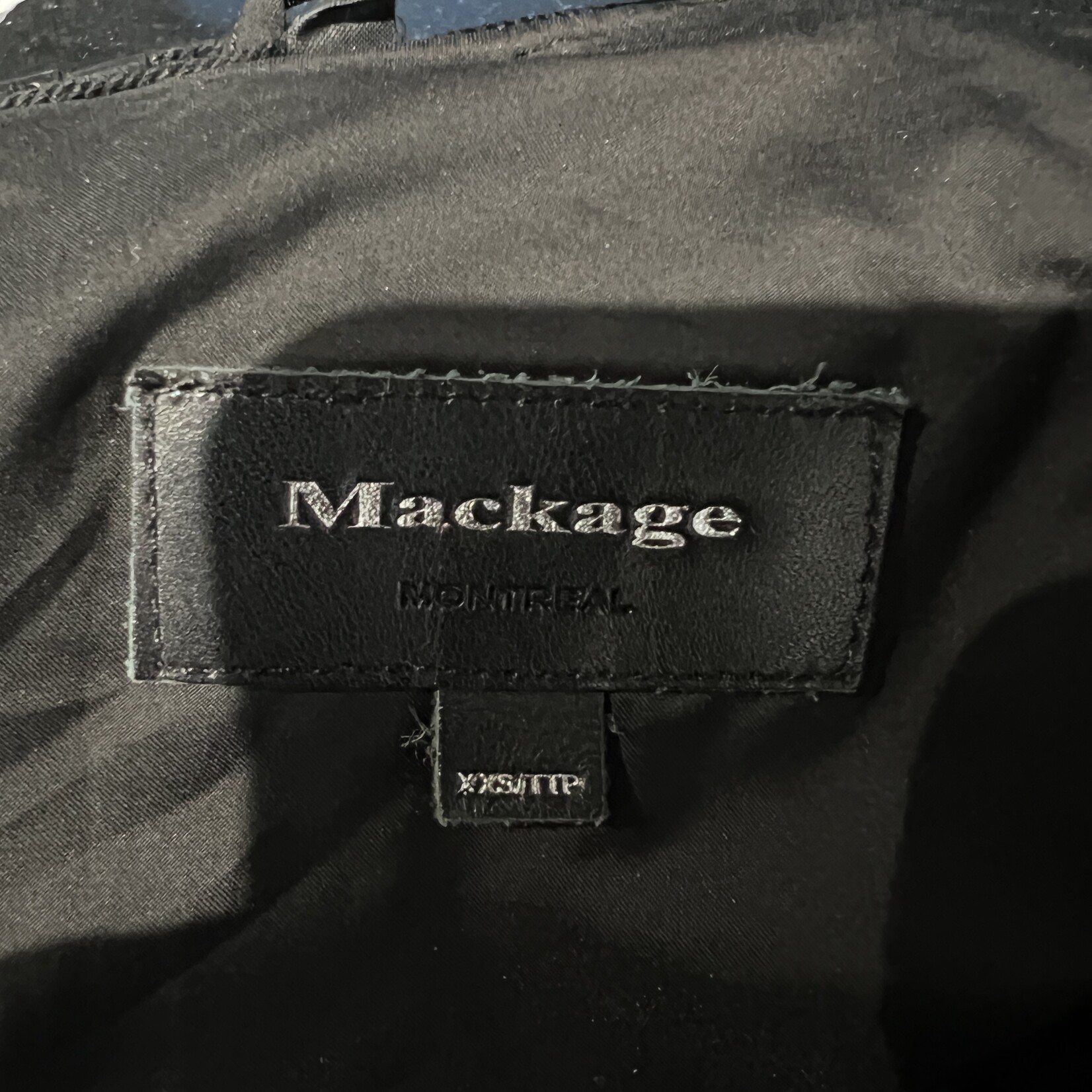 SOLD - Mackage Bomber Suede XXS
