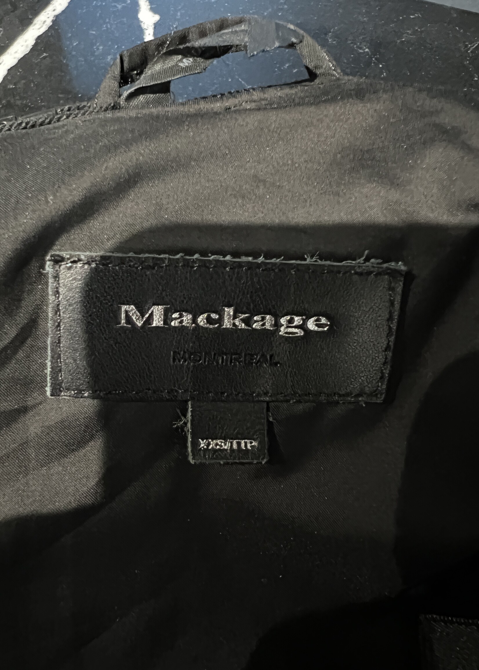 SOLD - Mackage Bomber Suede XXS