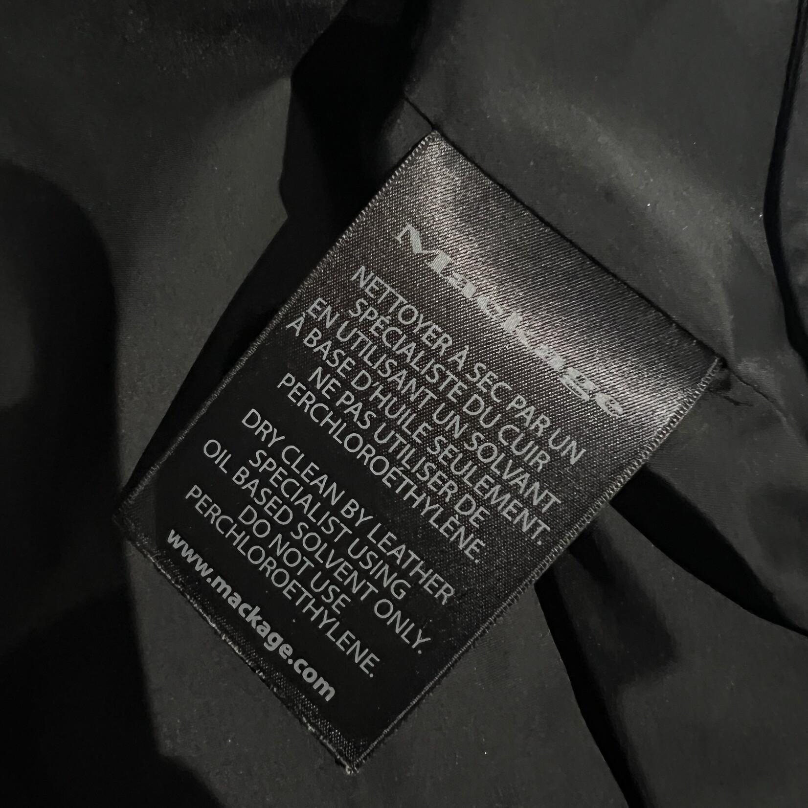 SOLD - Mackage Bomber Suede XXS