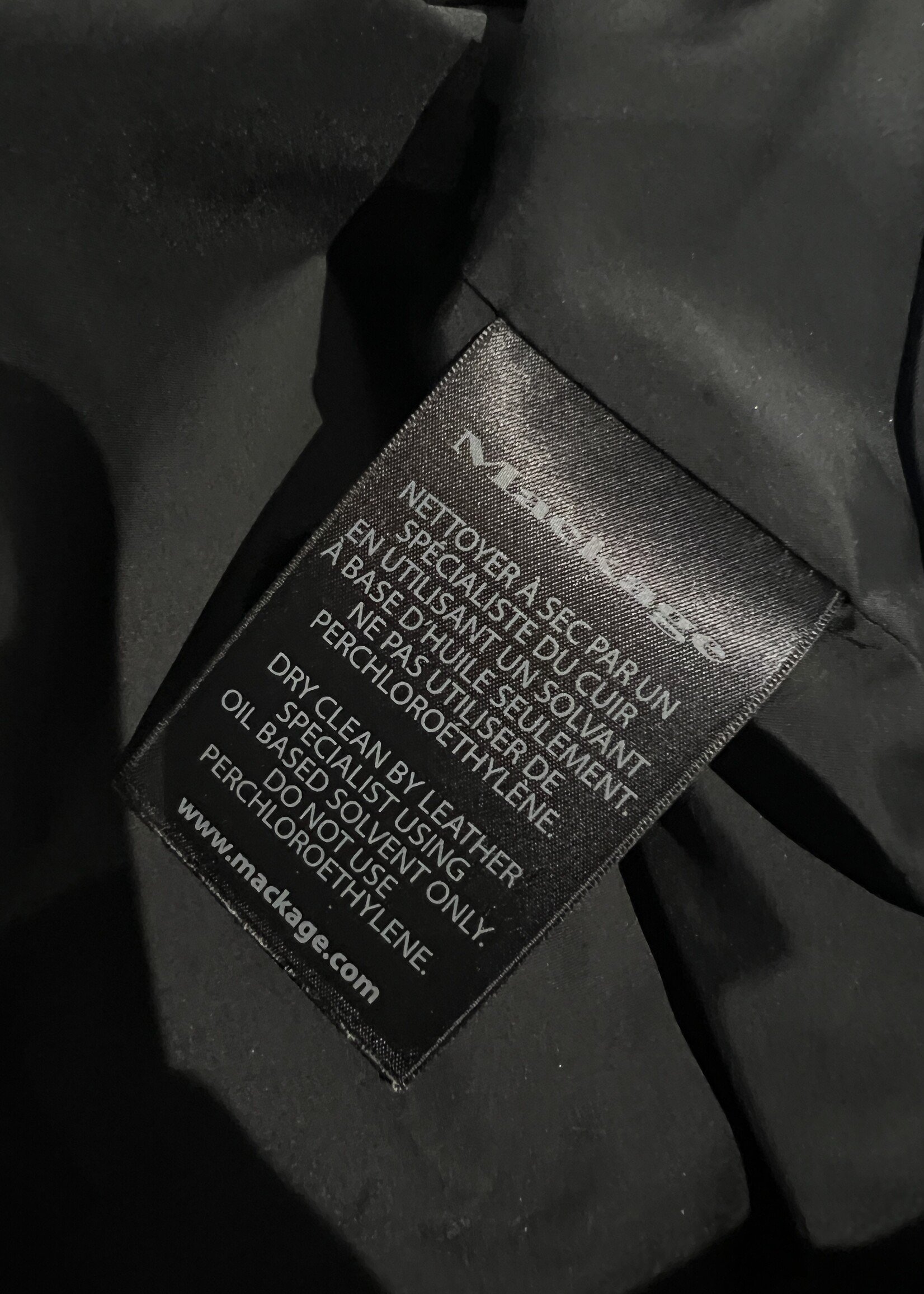 SOLD - Mackage Bomber Suede XXS