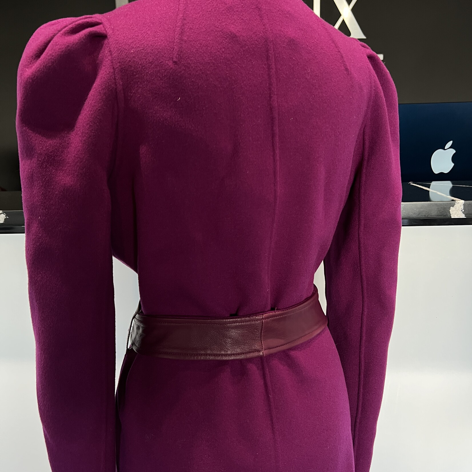 SOLD- Mackage Fuchsia Wrap Jacket