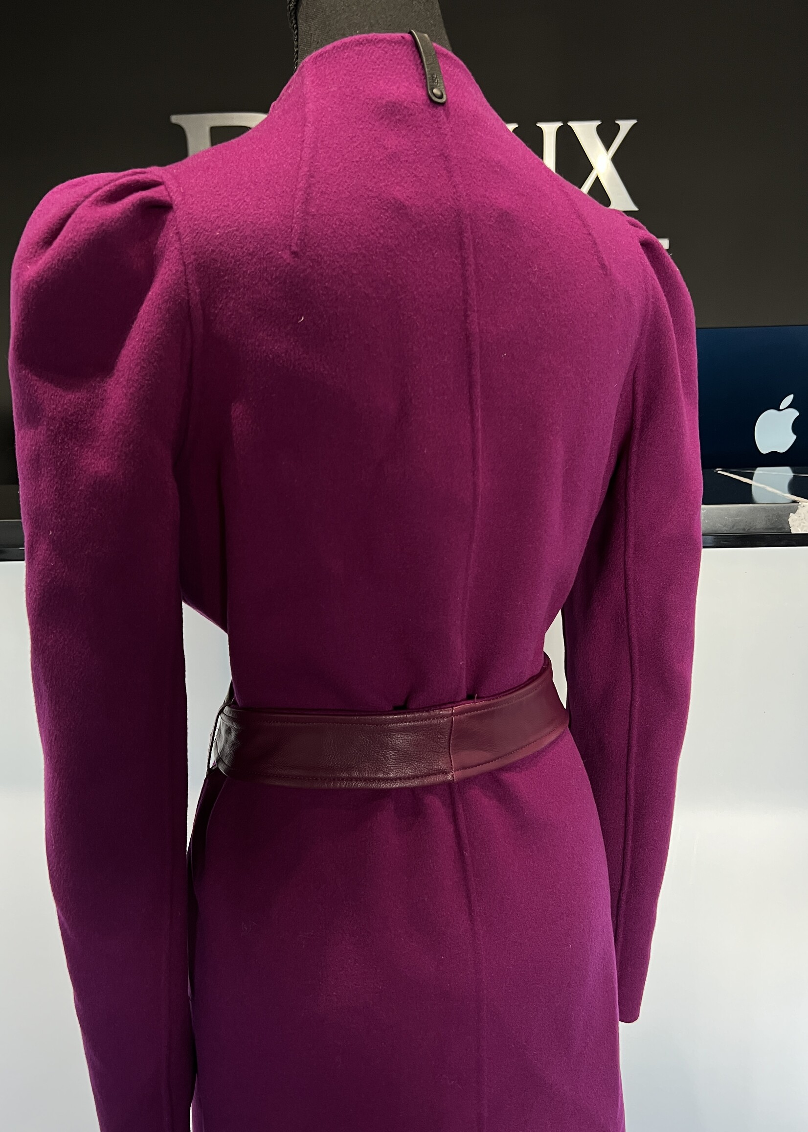 SOLD- Mackage Fuchsia Wrap Jacket