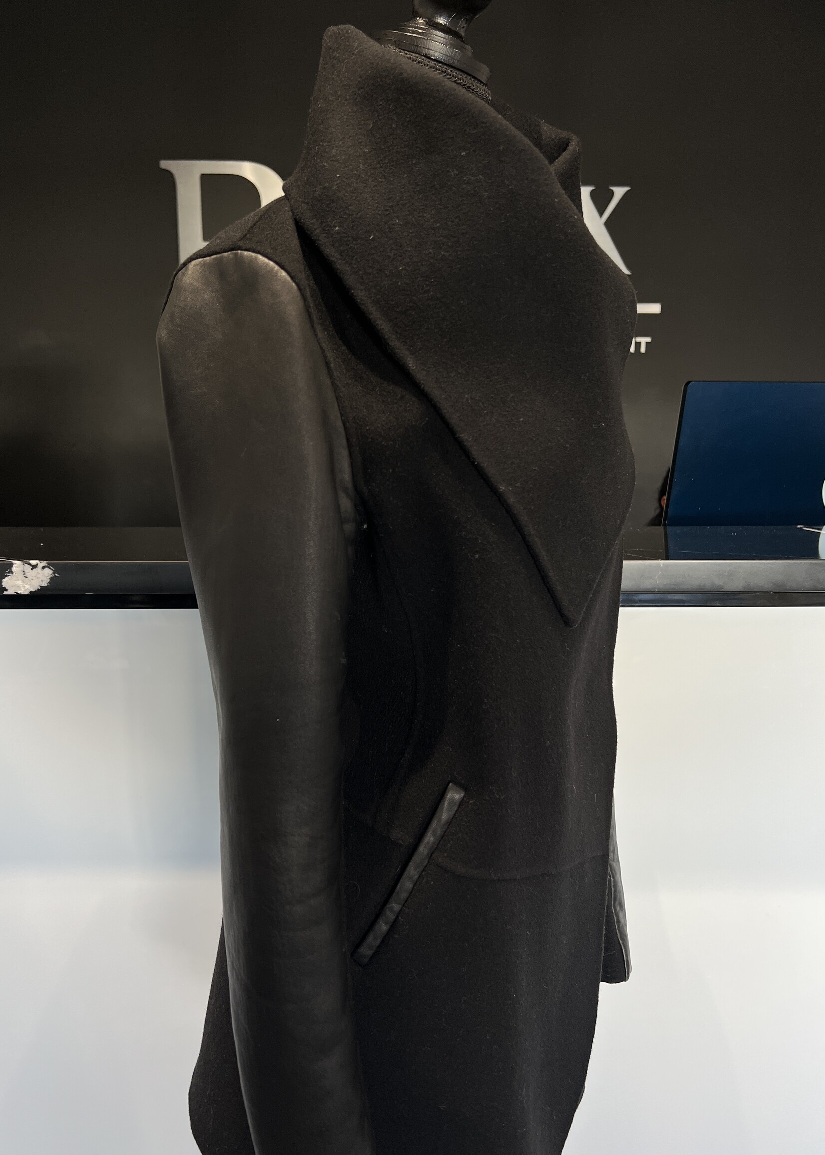 SOLD - Mackage Leather Wrap Jacket