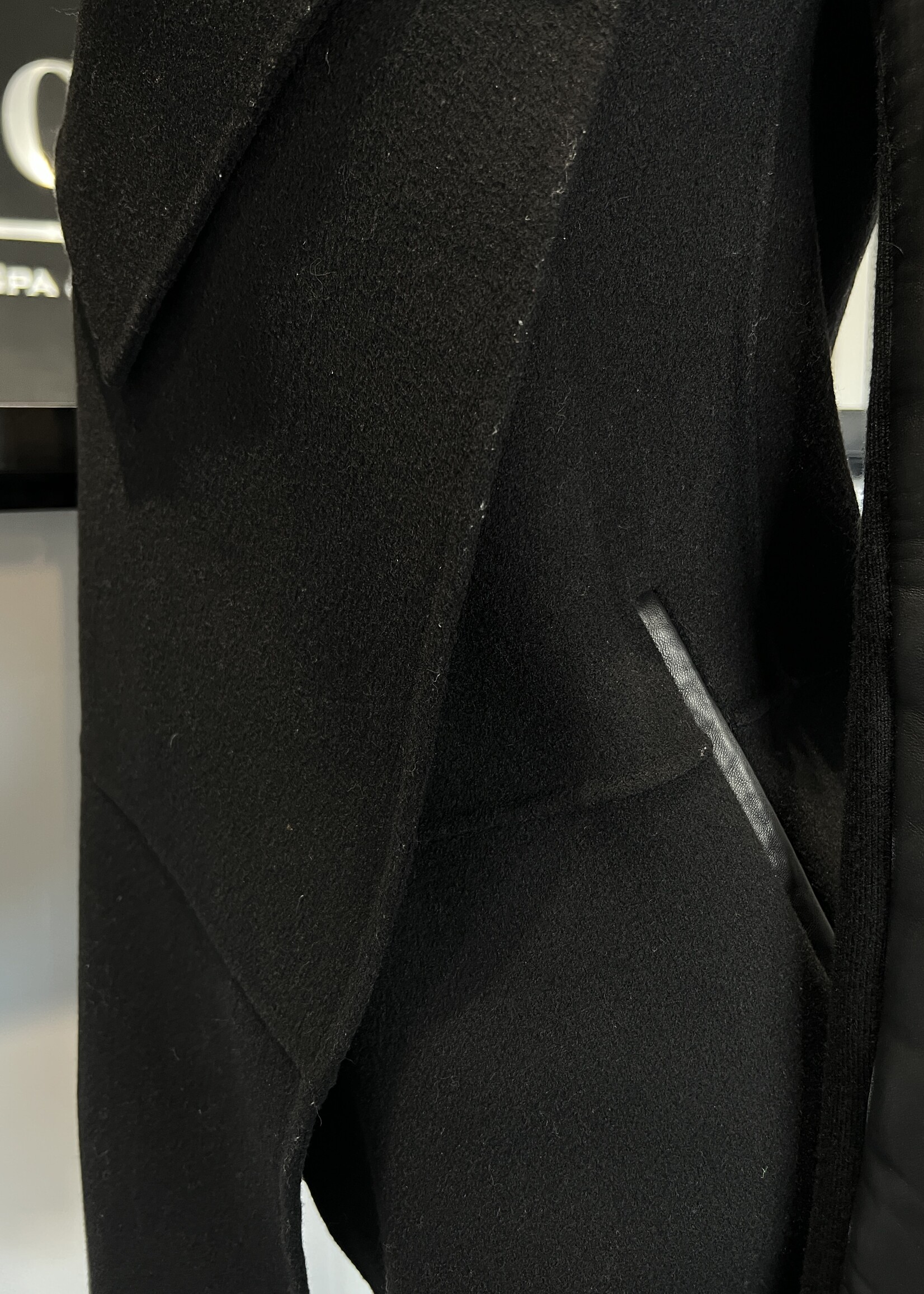 SOLD - Mackage Leather Wrap Jacket