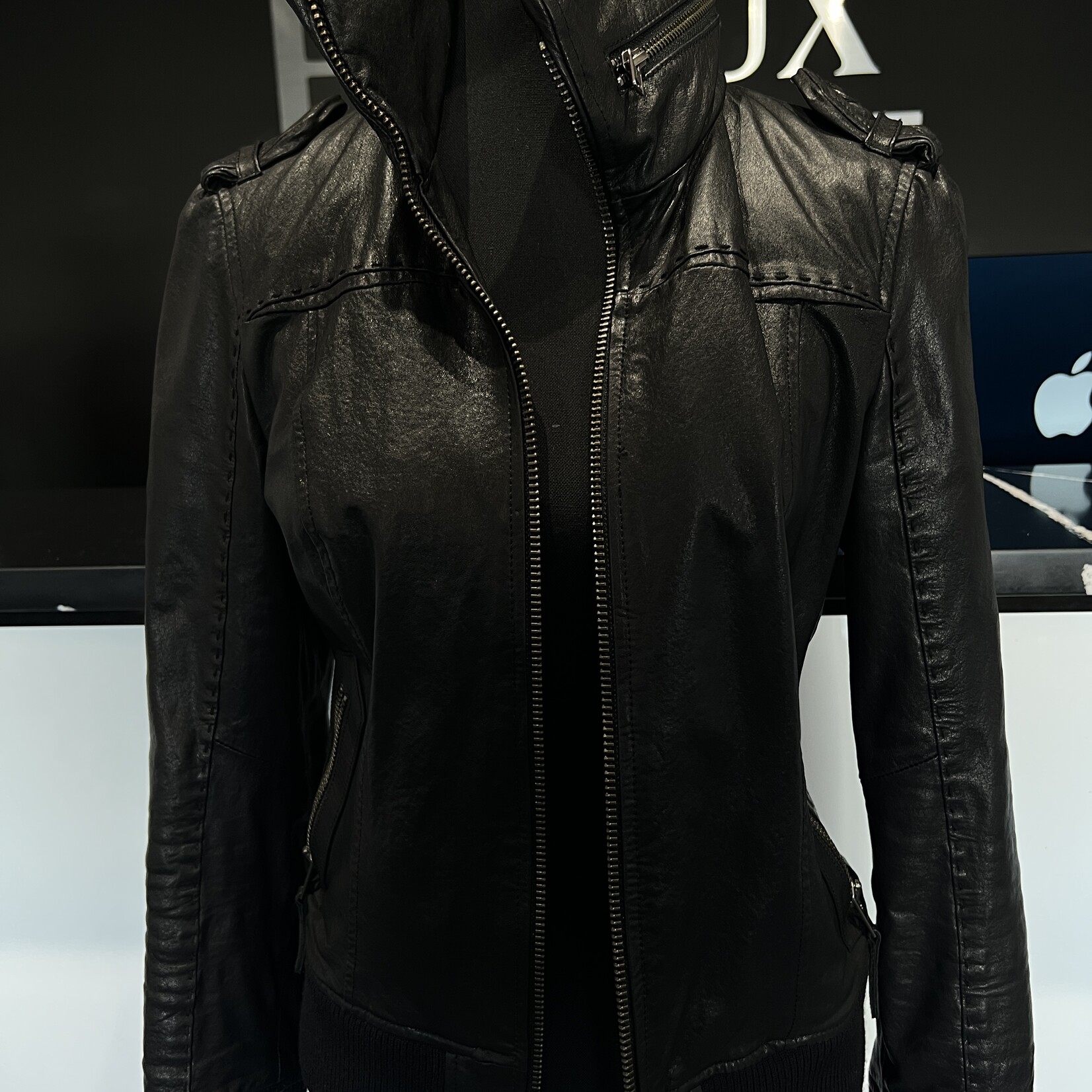SOLD- Mackage Leather Bomber