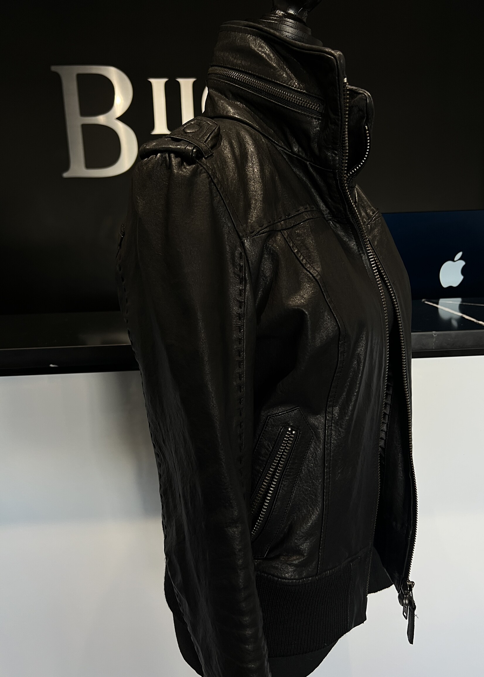 SOLD- Mackage Leather Bomber