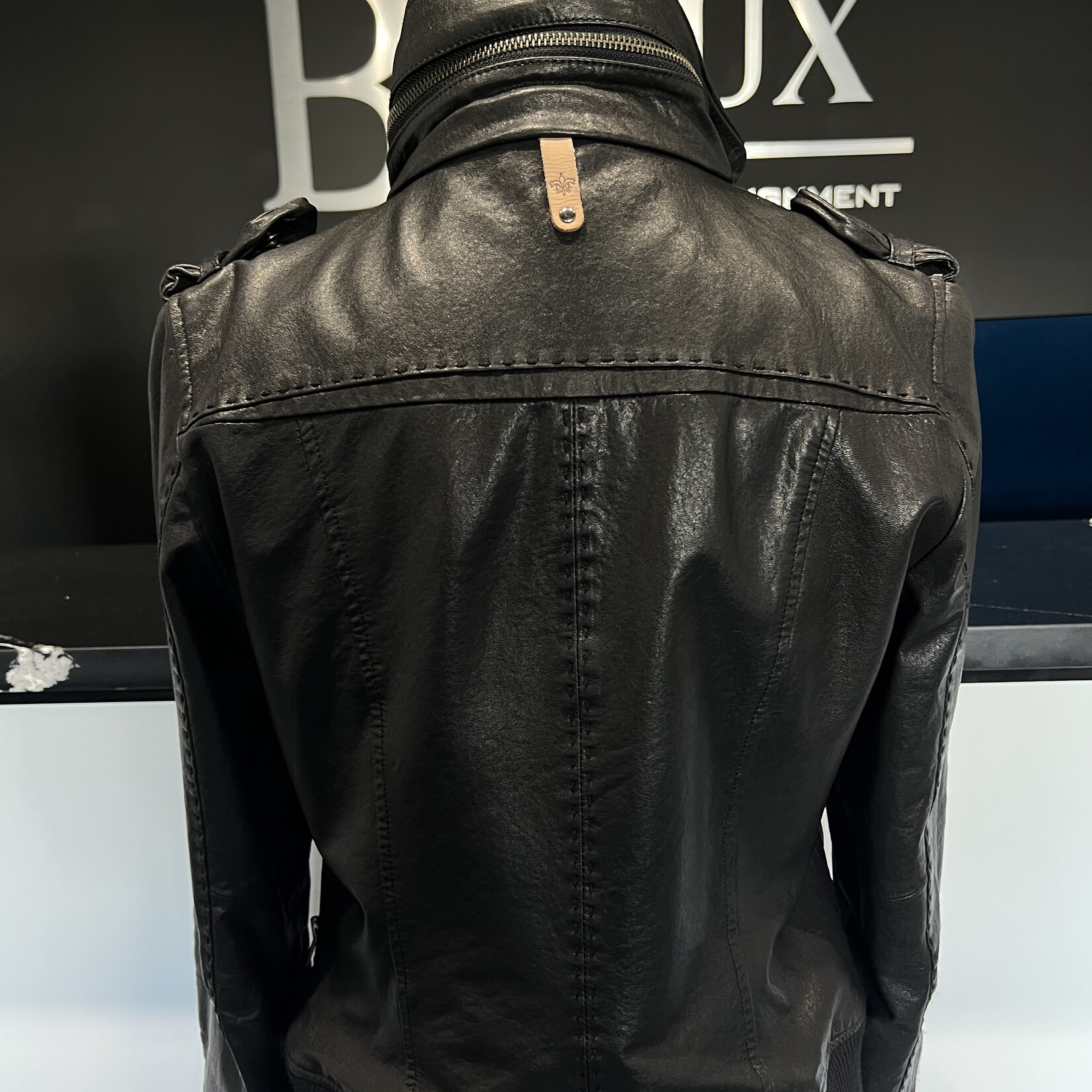 SOLD- Mackage Leather Bomber