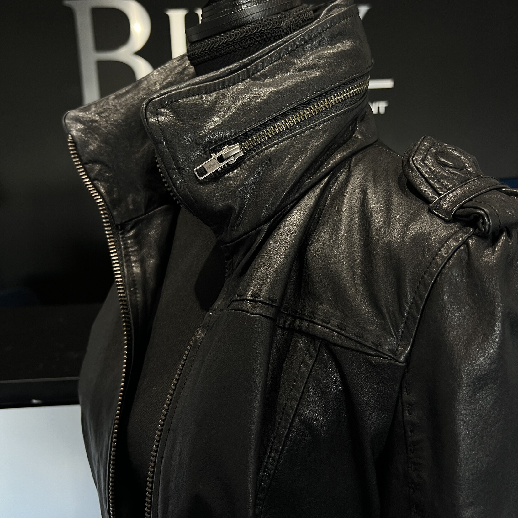 SOLD- Mackage Leather Bomber