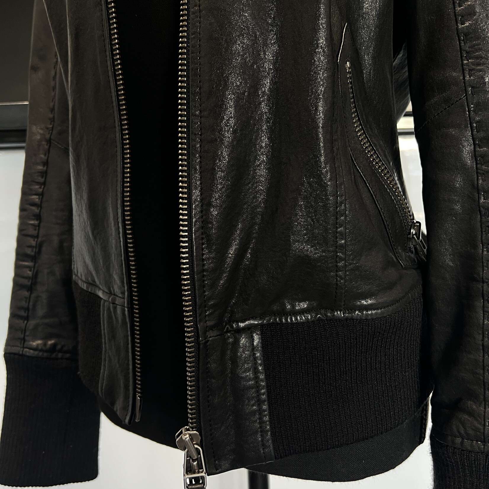 SOLD- Mackage Leather Bomber
