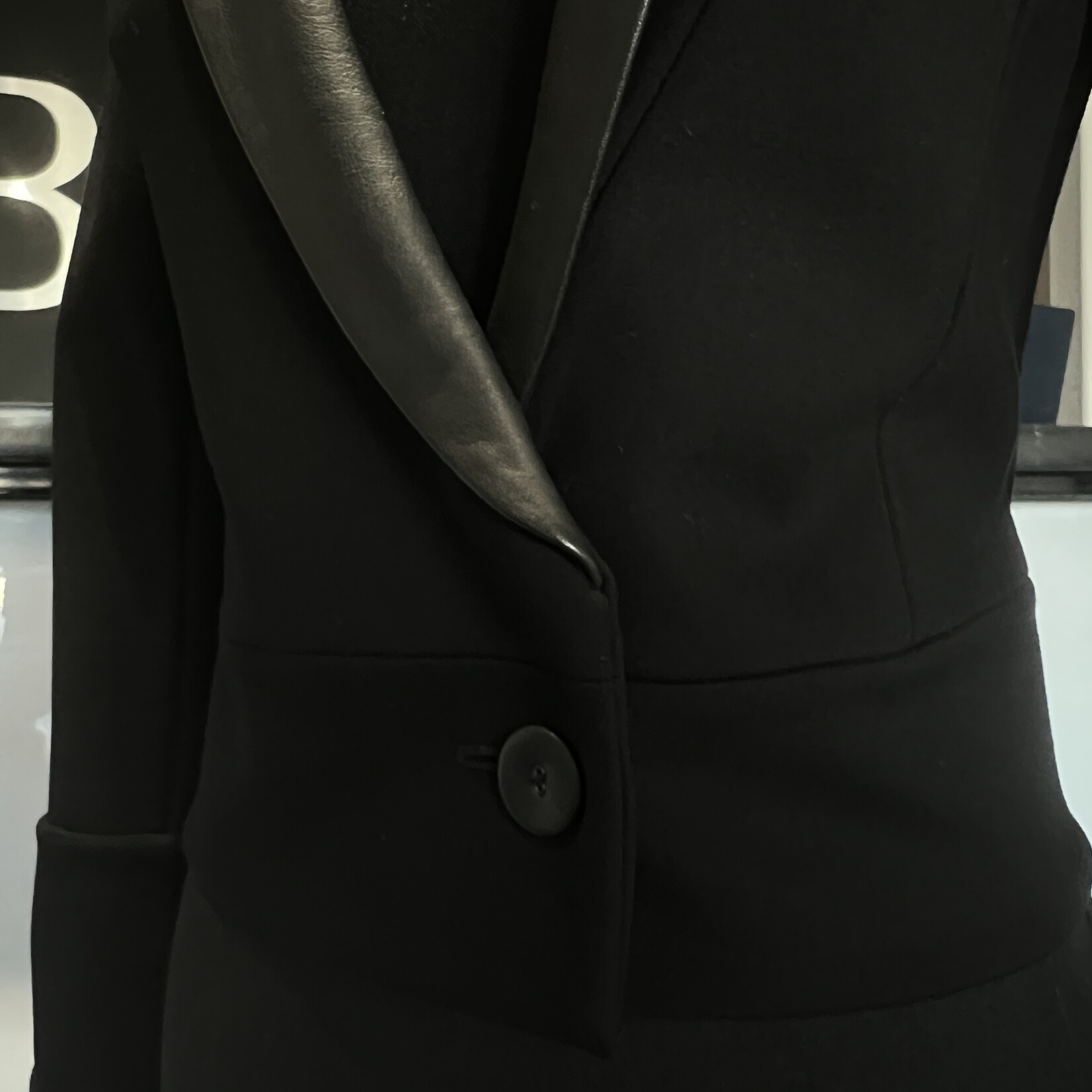 Mackage Cropped Mesh Blazer