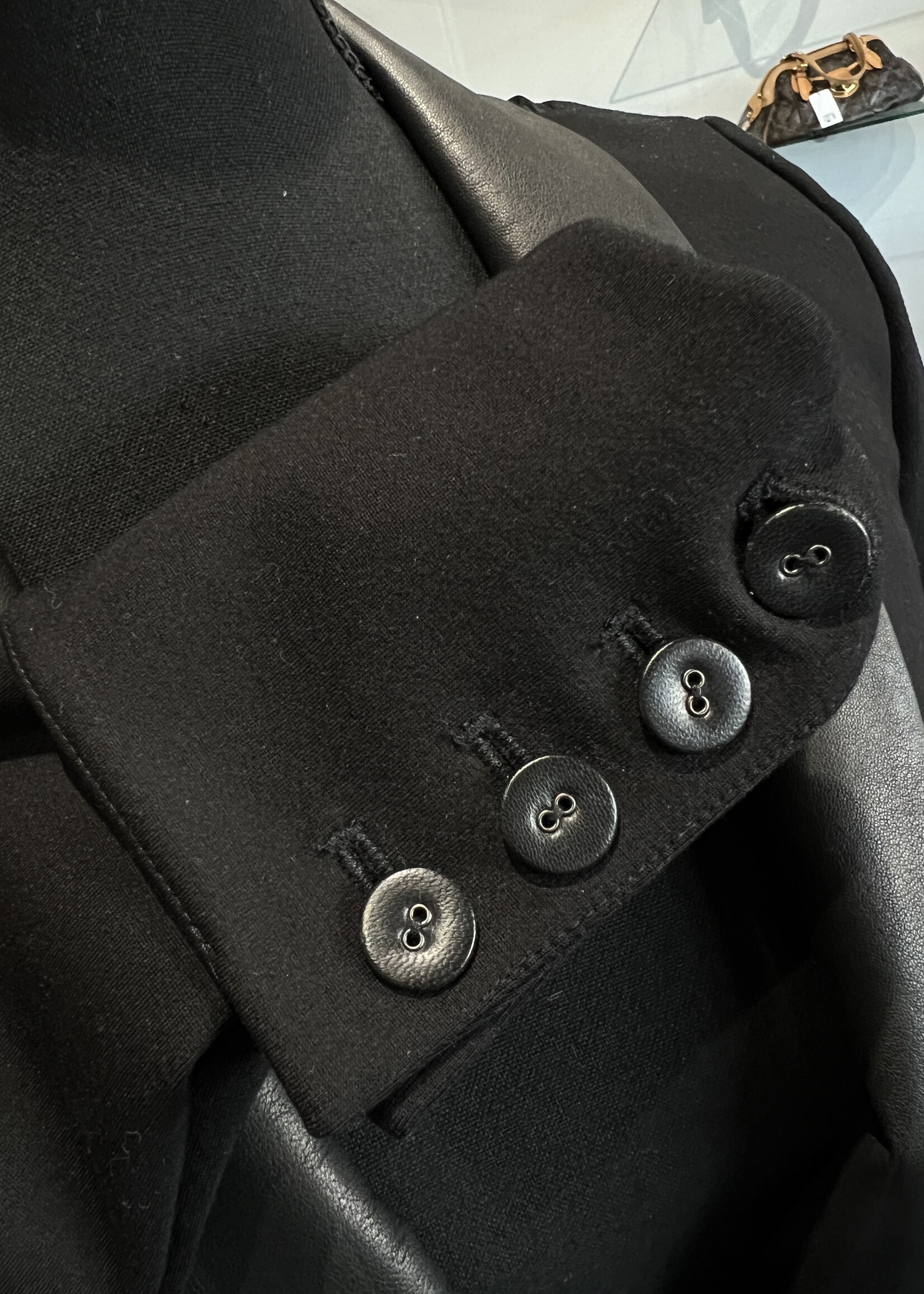 Mackage Cropped Mesh Blazer