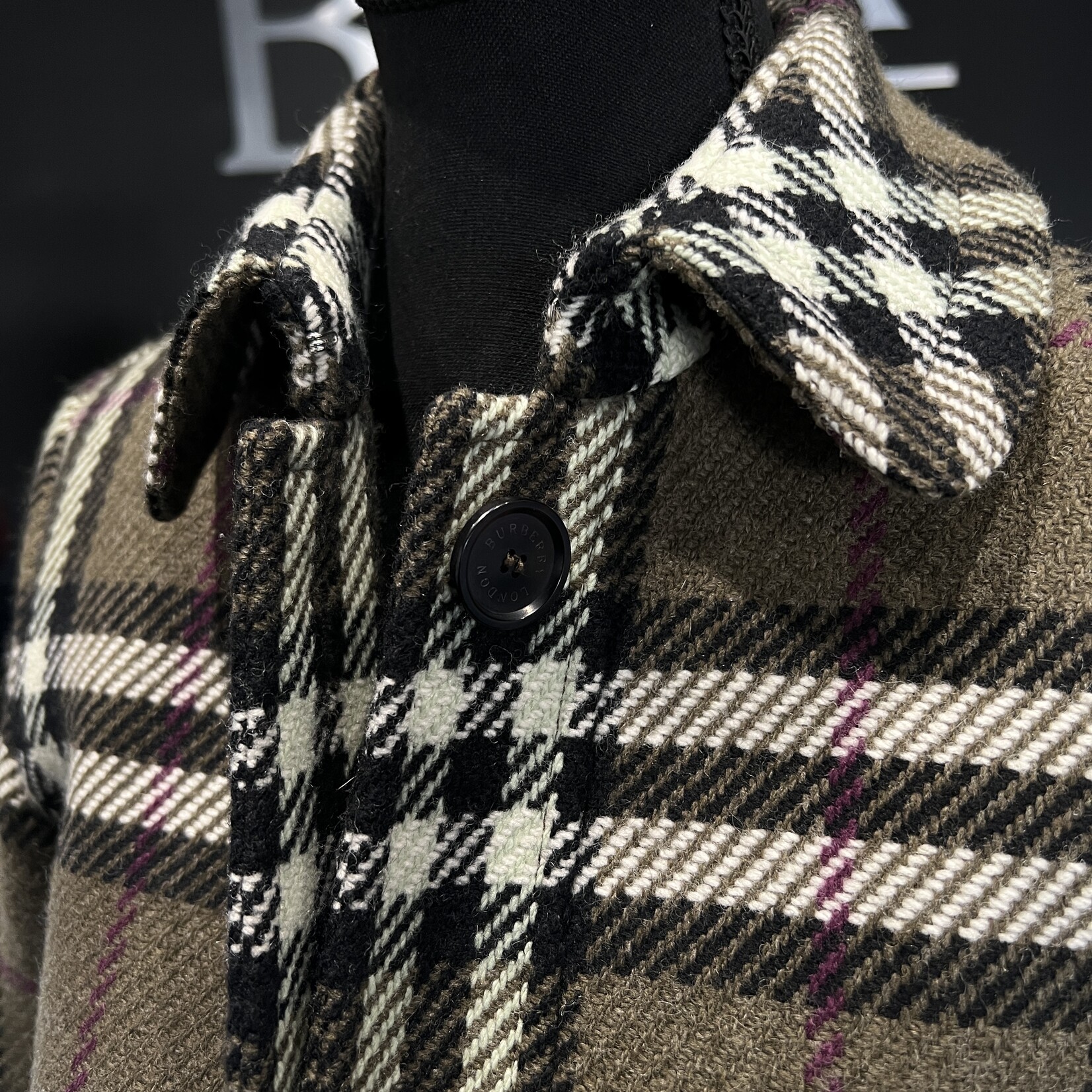 Burberry SOLD - Burberry Green Coat - US 2